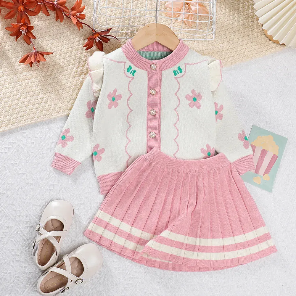 Girls Sweater Set  Autumn Long Sleeve