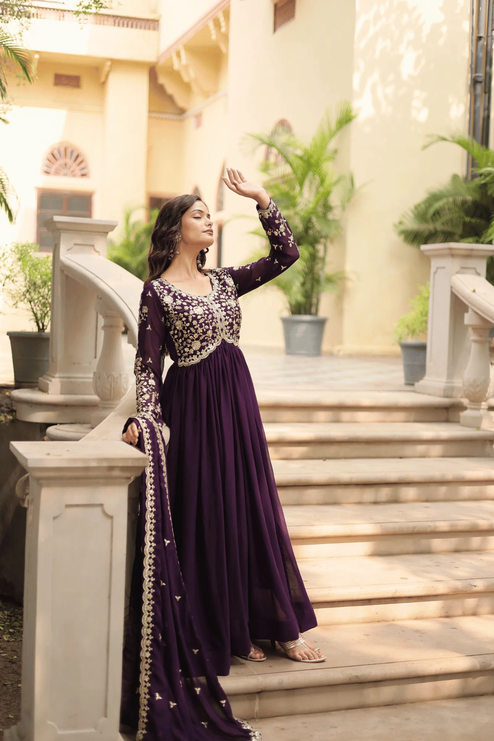 Glamwiz Grapevine Anarkali Suit