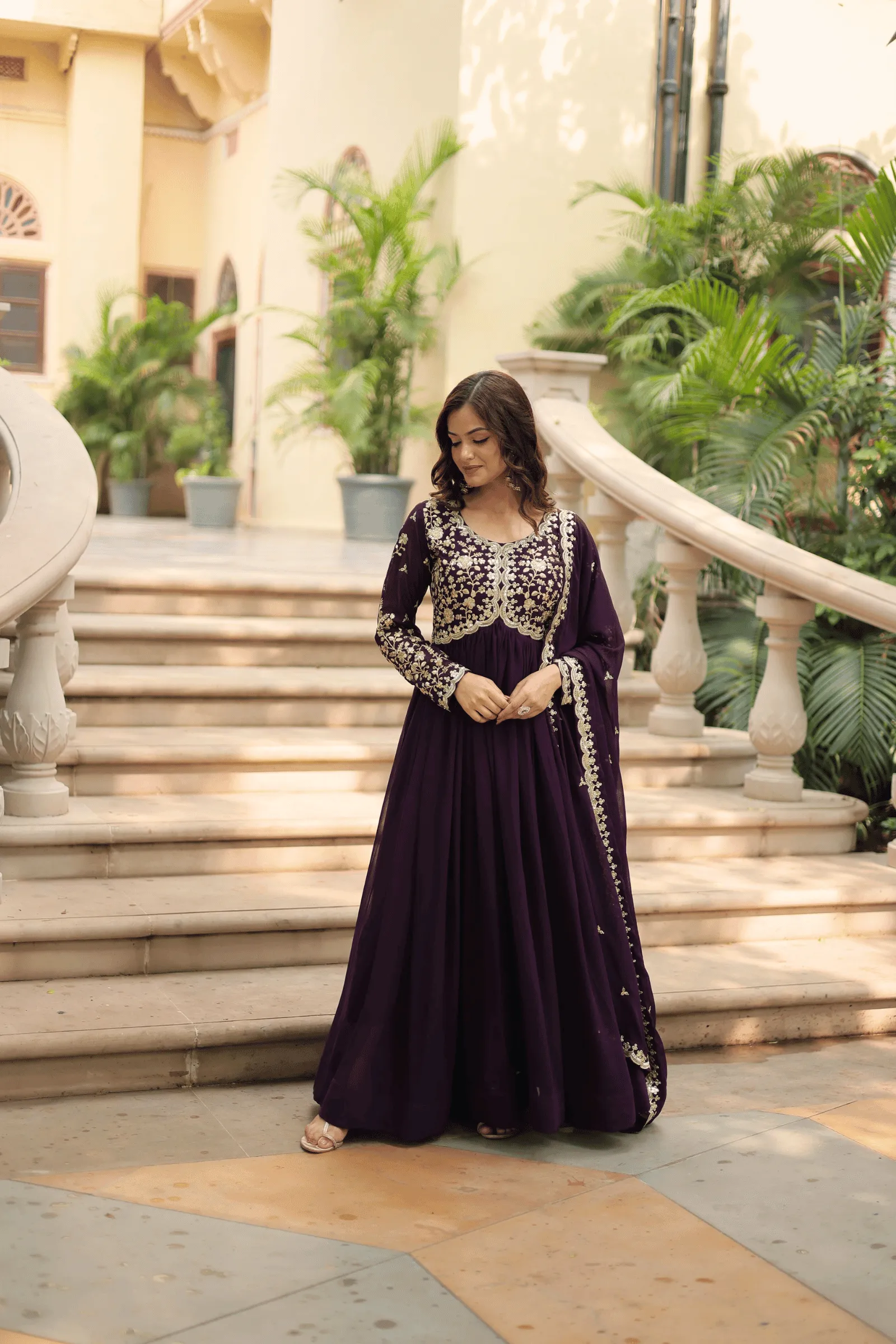 Glamwiz Grapevine Anarkali Suit