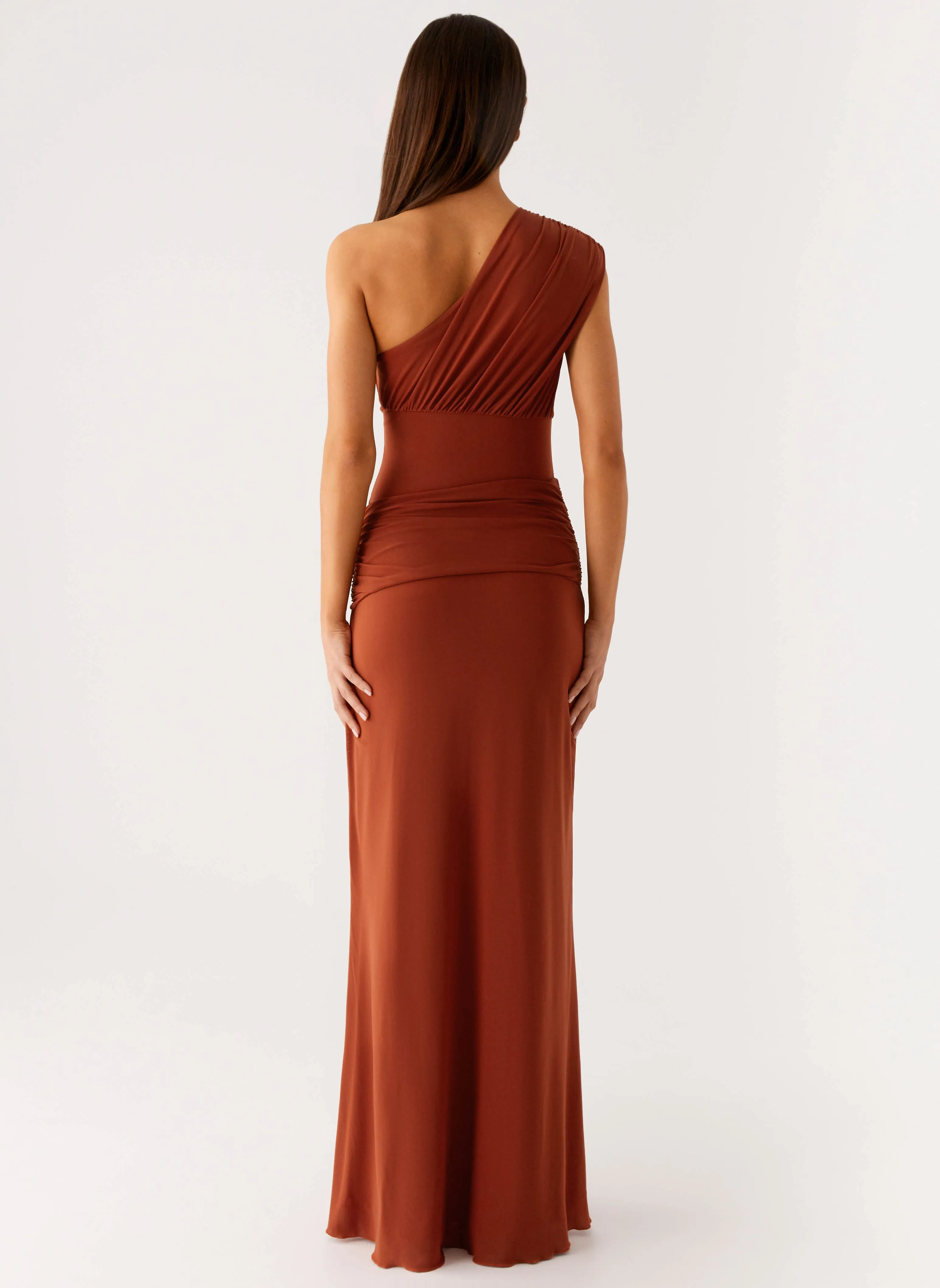 Glimmer Maxi Dress - Rust Classic Move Shine Dressy