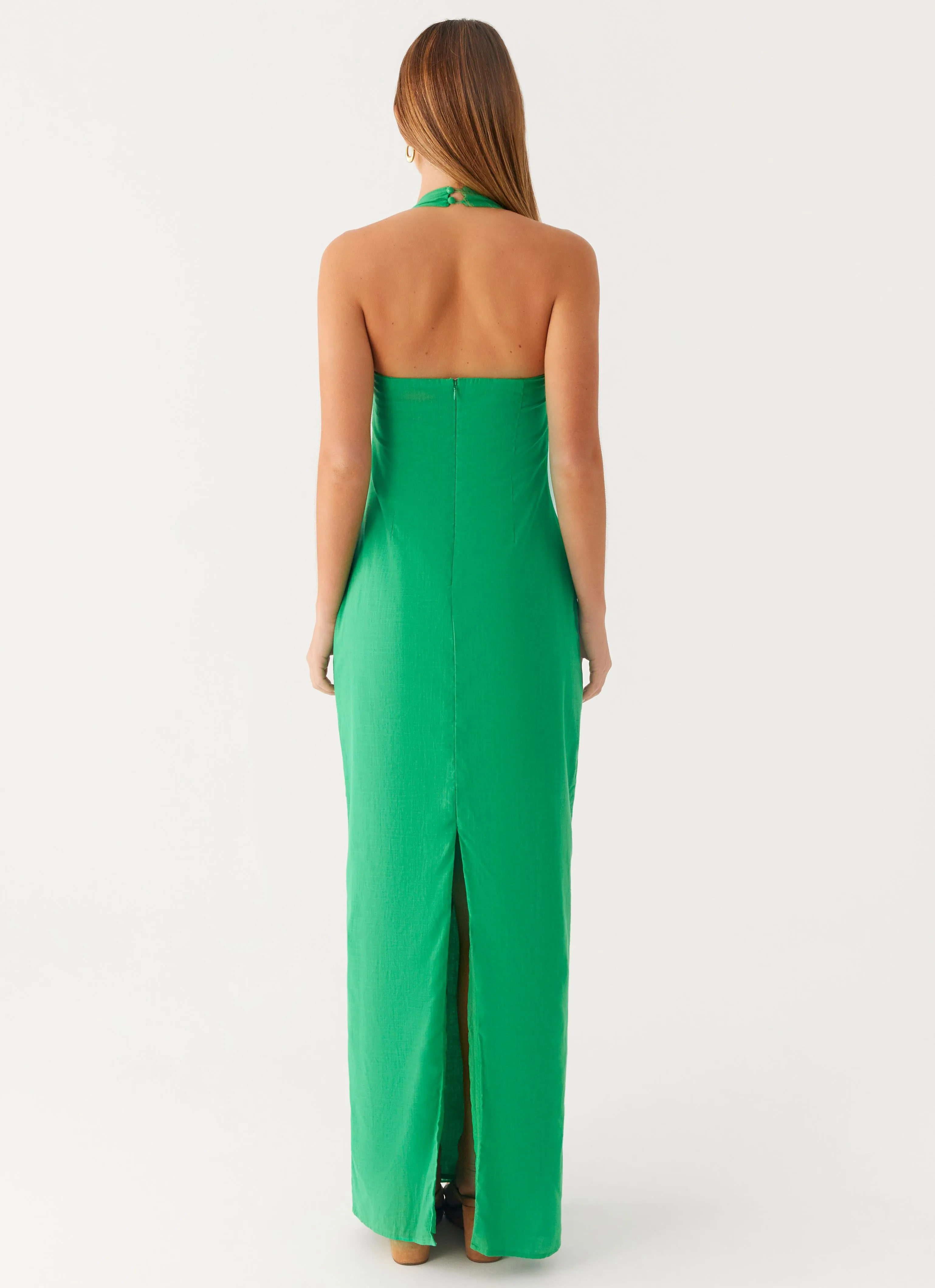 Allyse Maxi Dress - Cactus Form Focus Festive Mood
