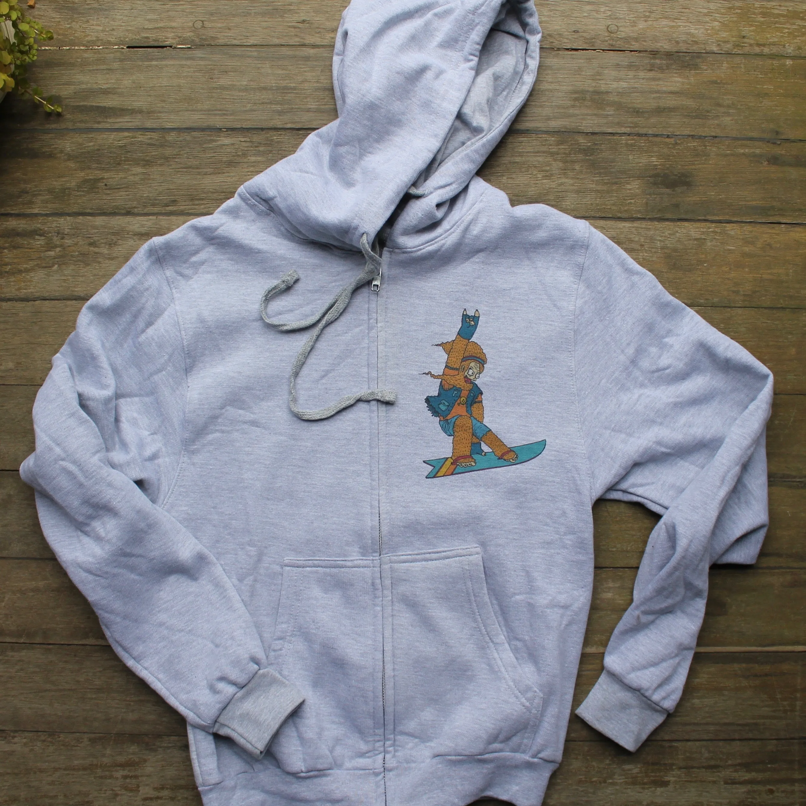 Go Bigfoot or Go Home zip-up hoodie