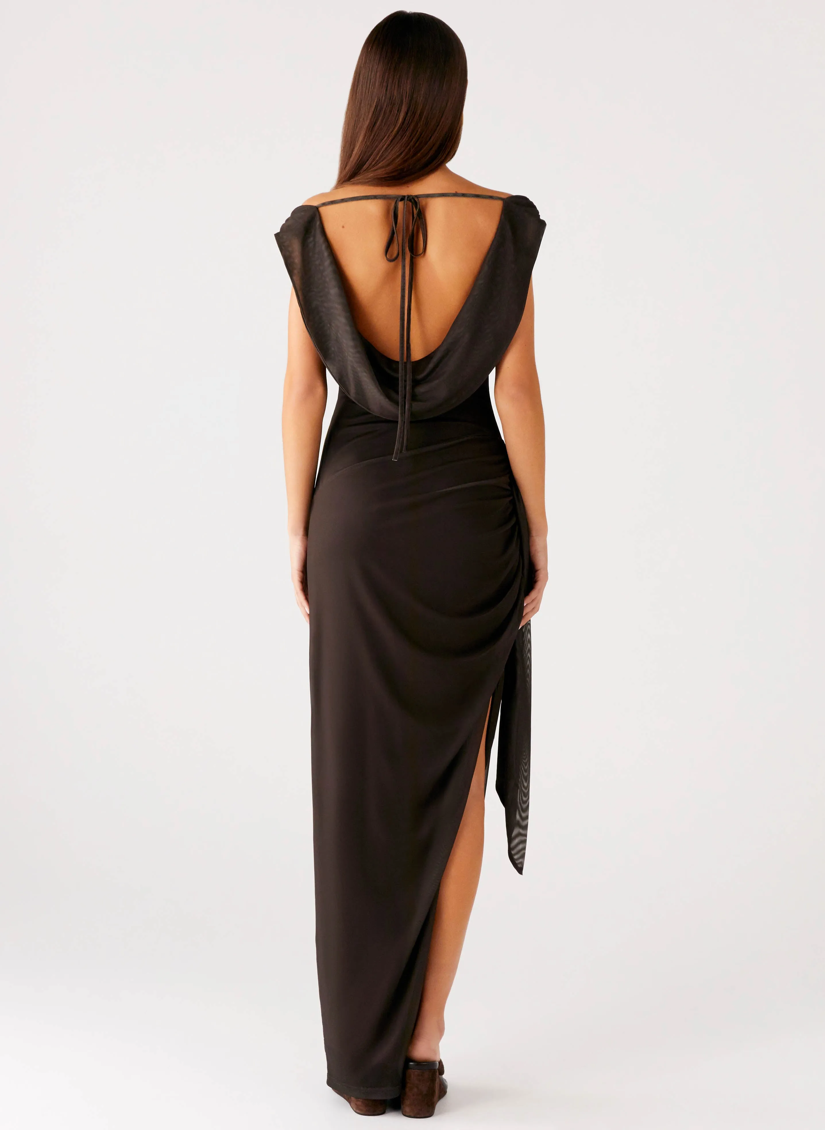 Good Fortune Maxi Dress - Lime Flower Subtle Texture Work Appropriate