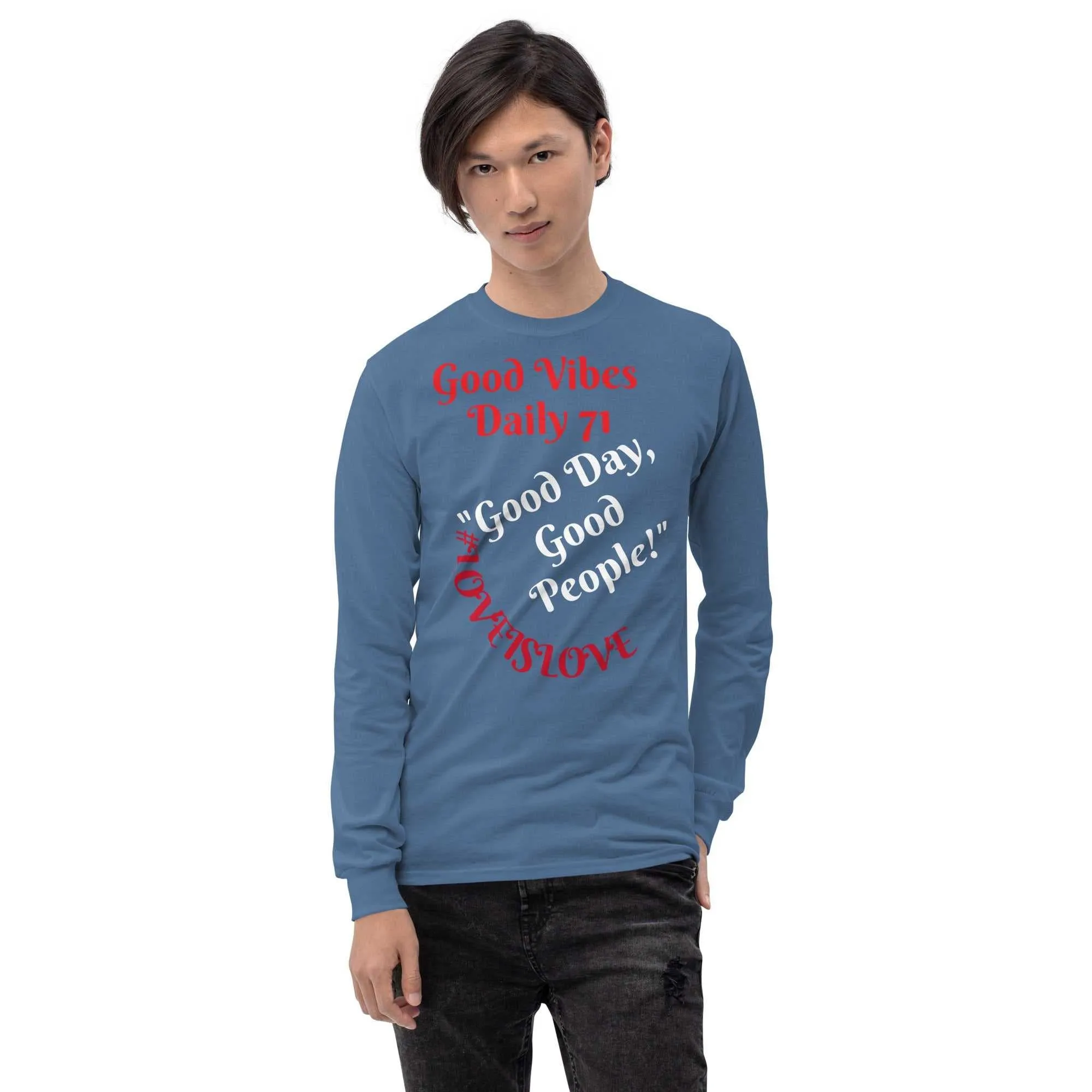 Good Vibes Men’s Long Sleeve Shirt