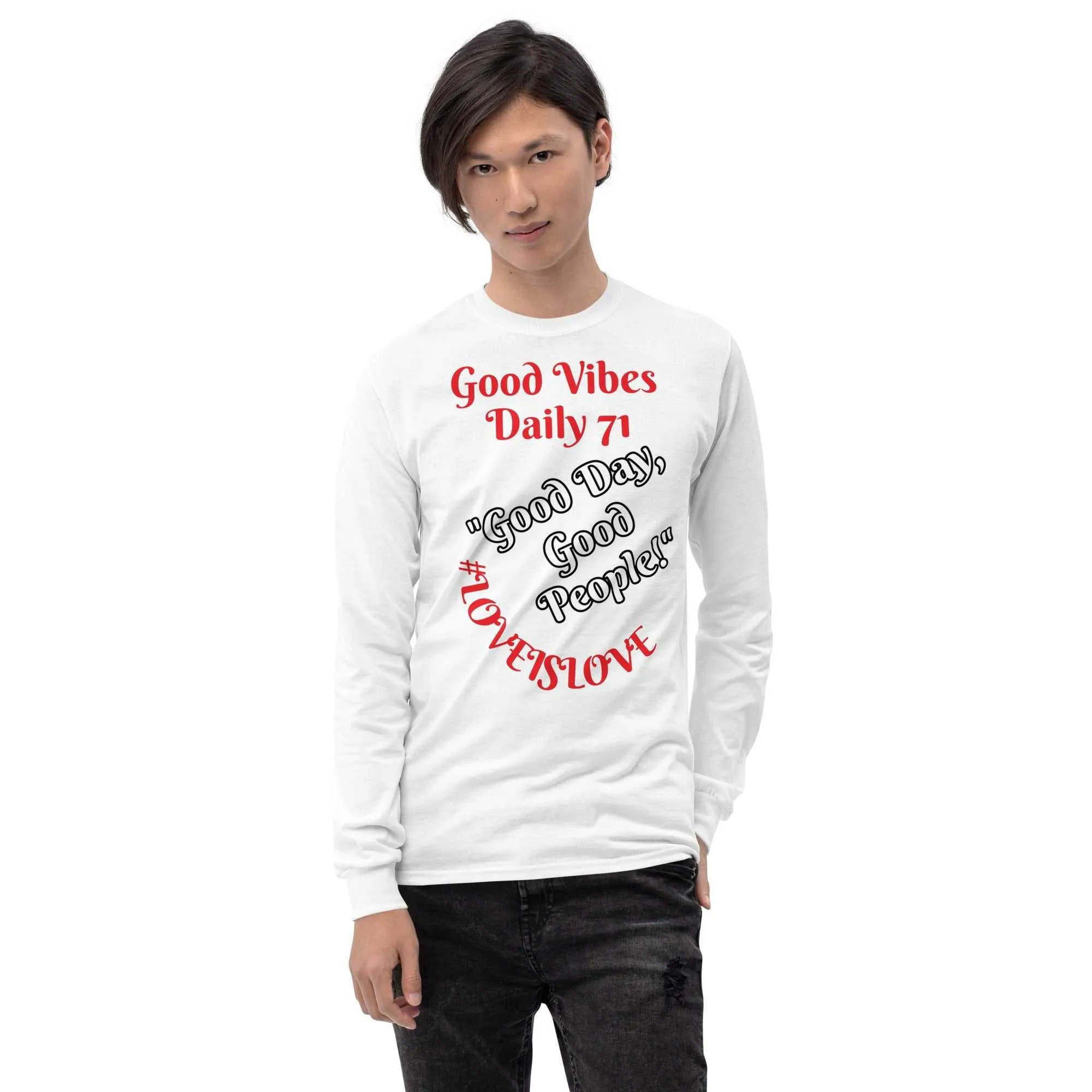 Good Vibes Men’s Long Sleeve Shirt