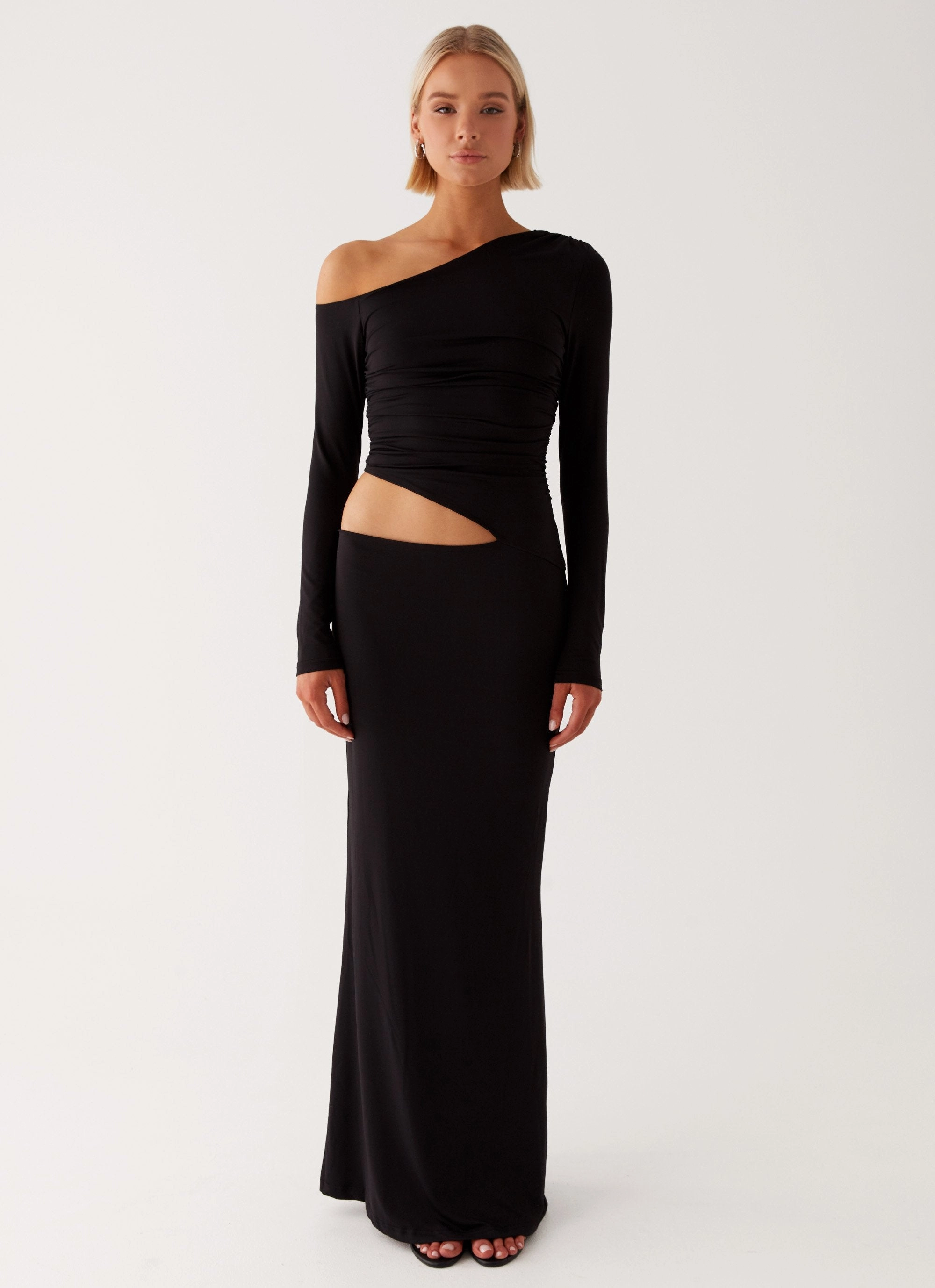 Good Vibrations Maxi Dress - Black Nordic Calm Casual Edge