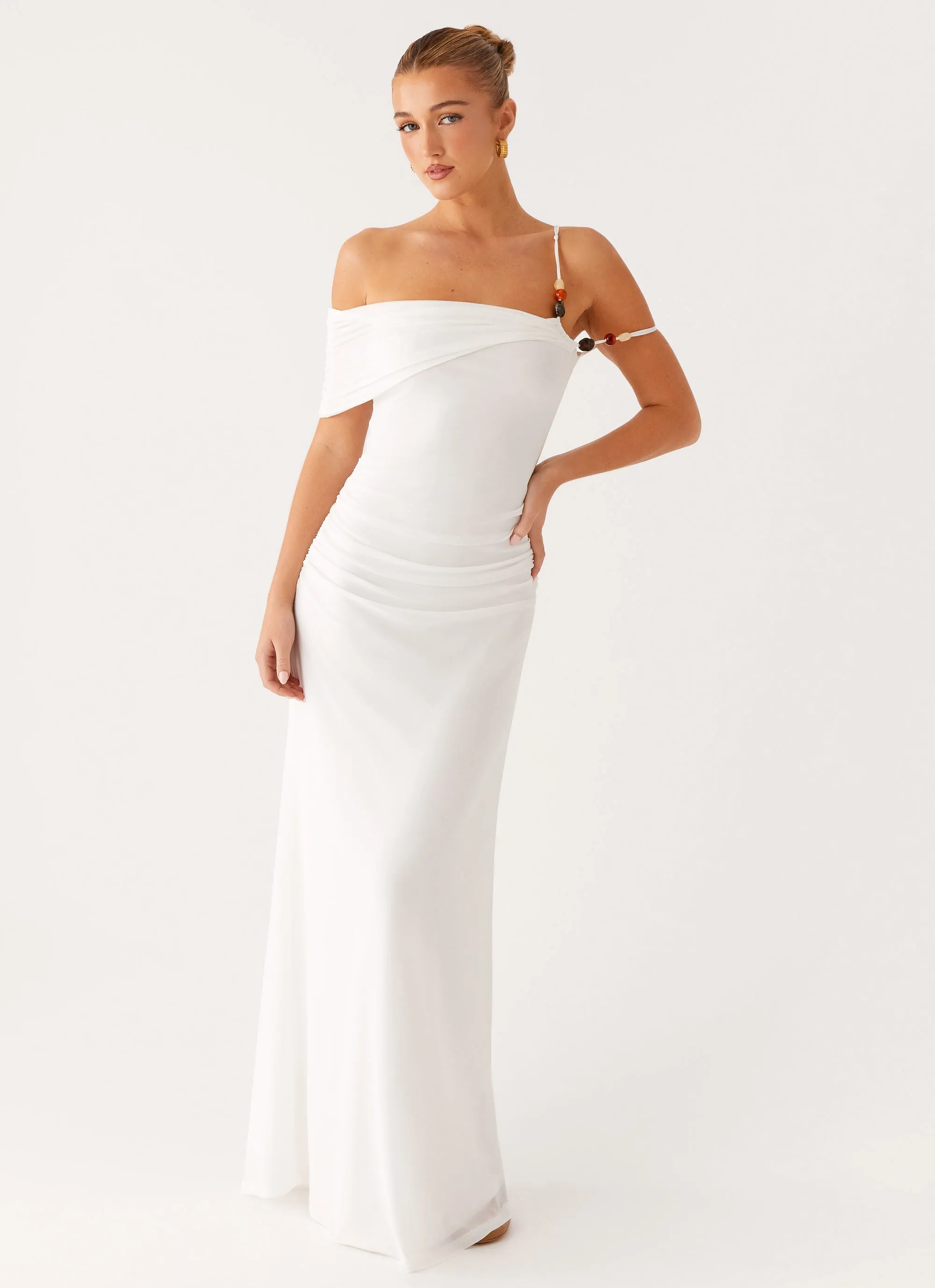 Conquer Maxi Dress - Off White Urban Classic