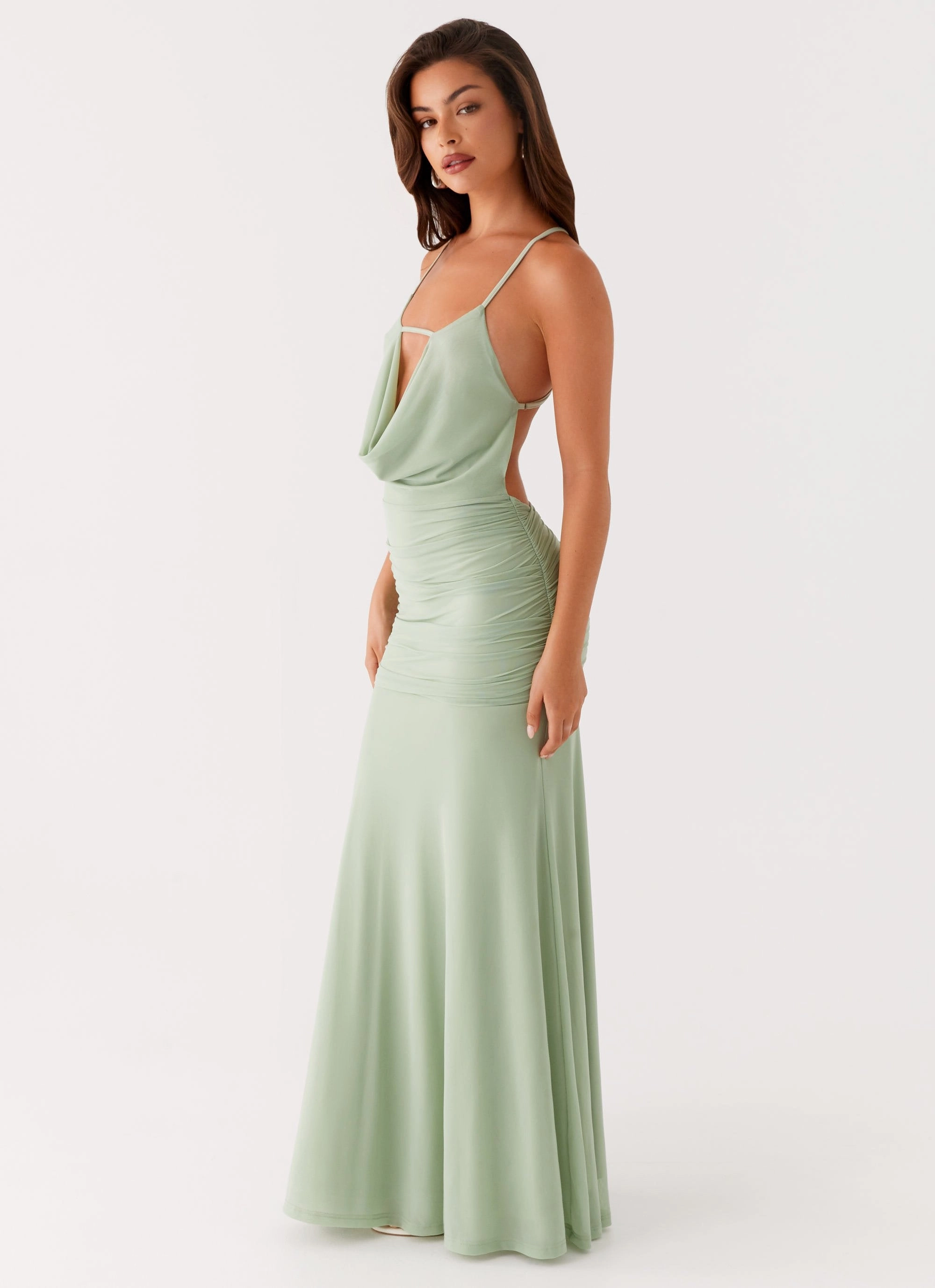 Minimal Details Norah Maxi Dress - Sage