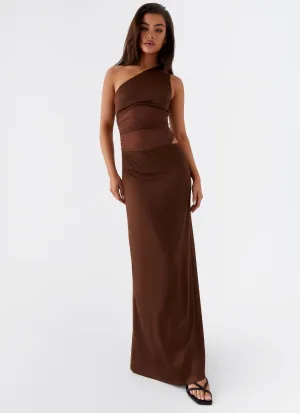 Juliette Maxi Dress - Chocolate Fit Choice