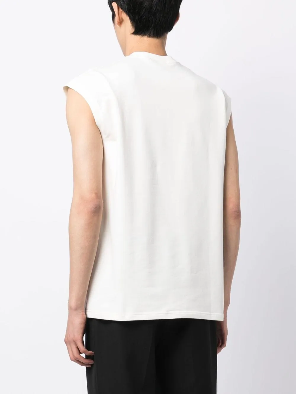 Graphic-Print Sleeveless T-Shirt