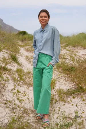 Grass Green Summer Pants