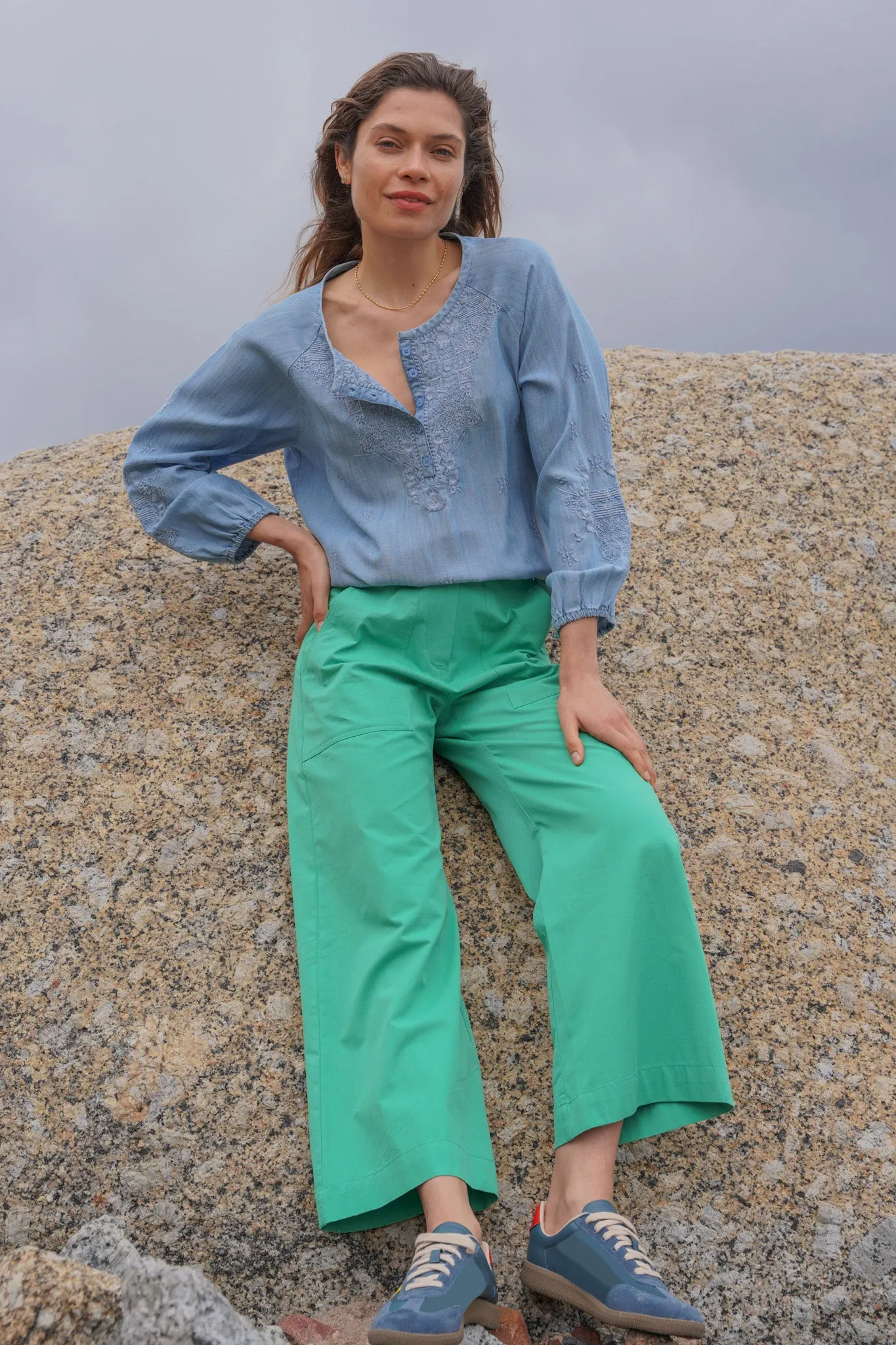 Grass Green Summer Pants