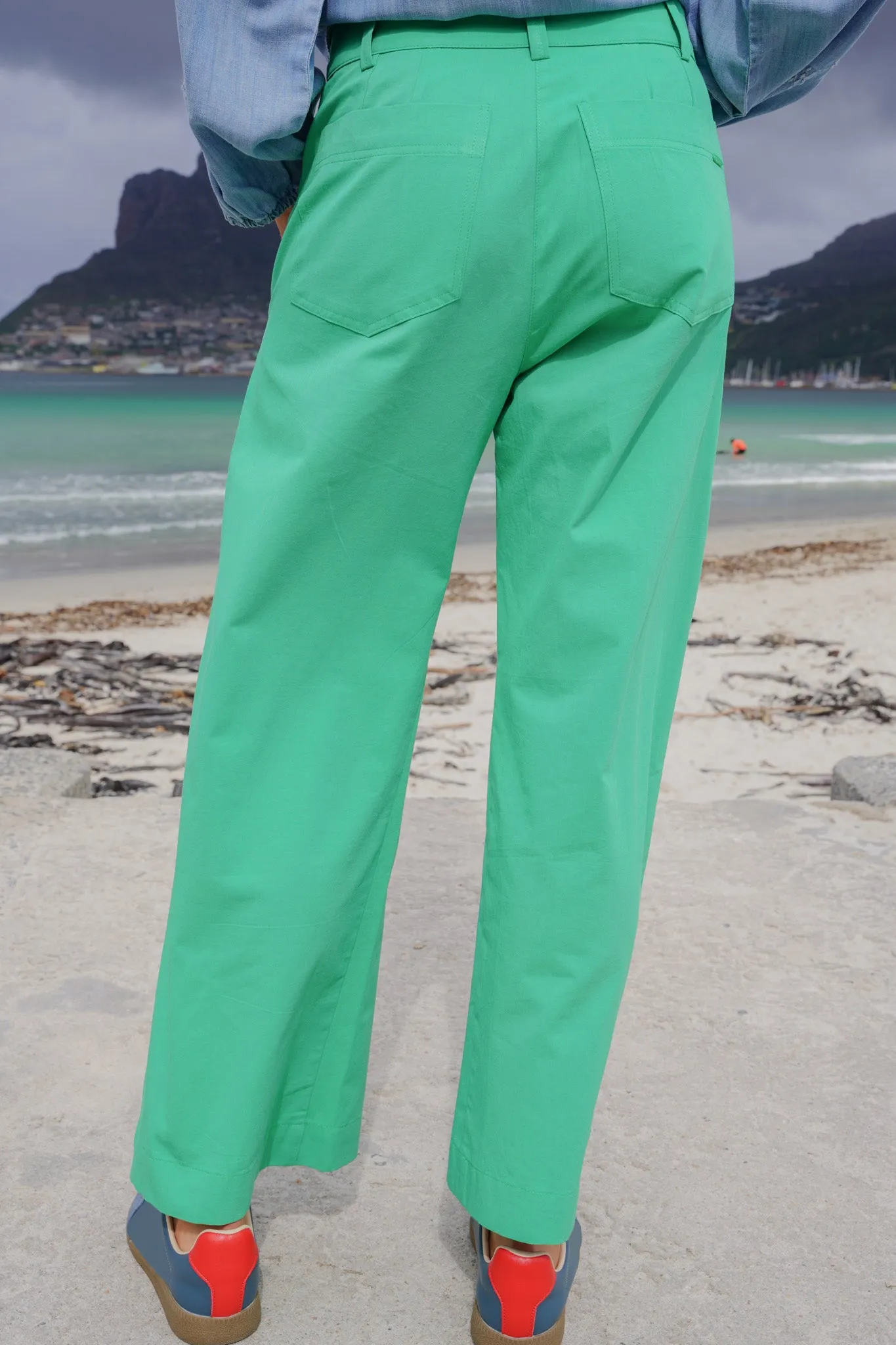 Grass Green Summer Pants