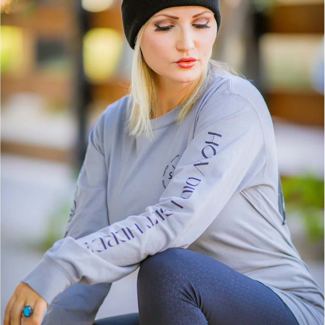 Gray Long Sleeve T-Shirt