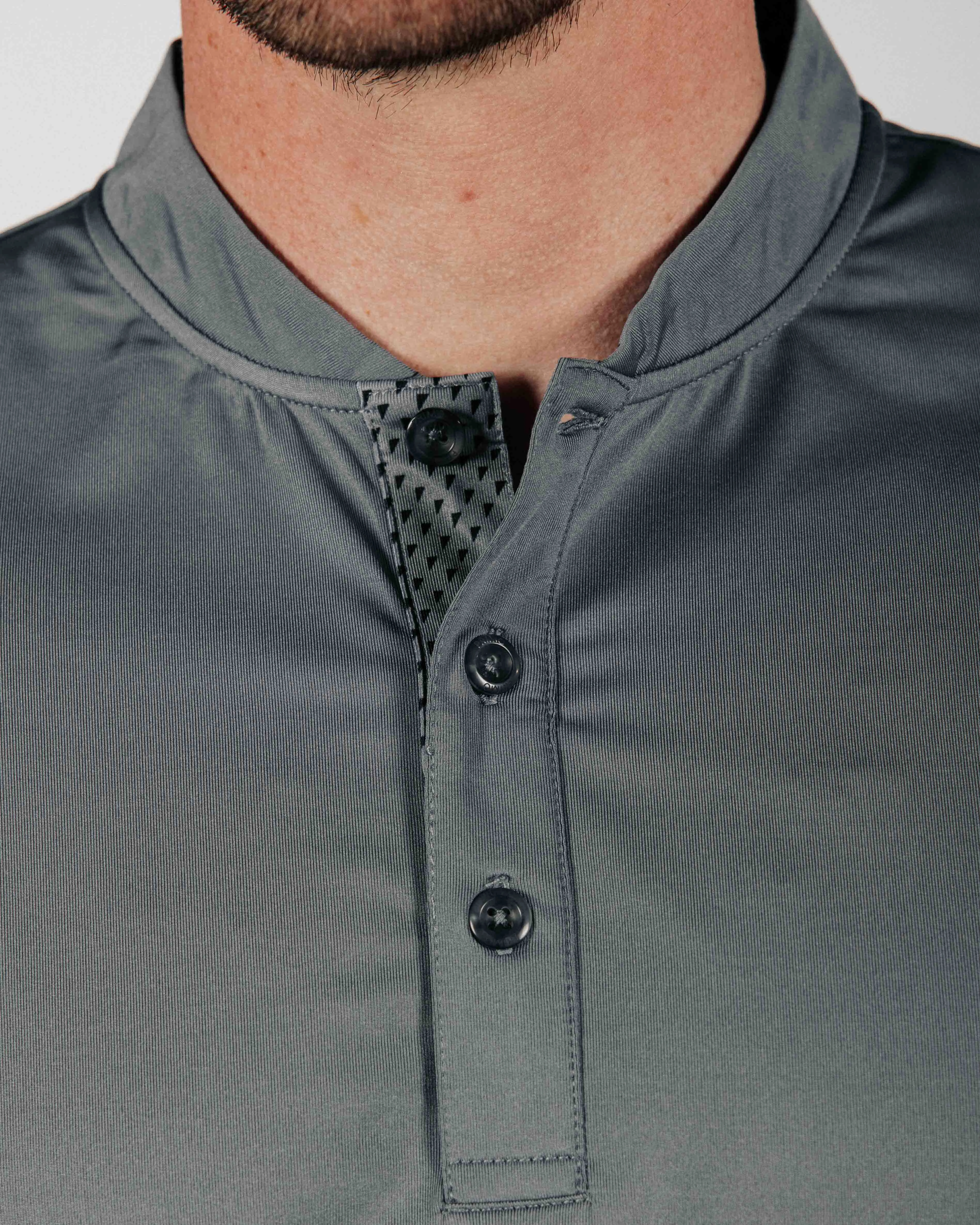 OdorResistant Gray Blade Polo