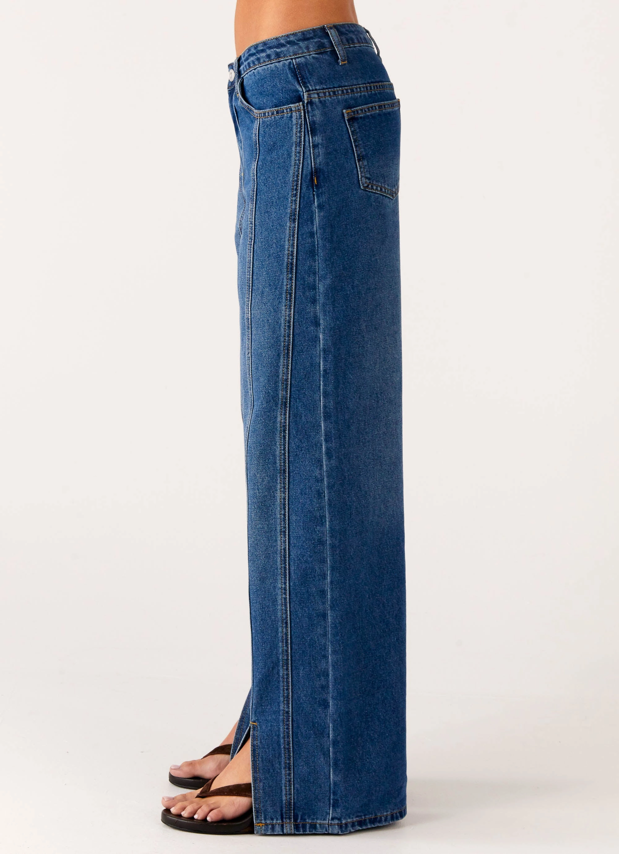 Chic Comfort Grayson Straight Leg Jeans - Denim Blue