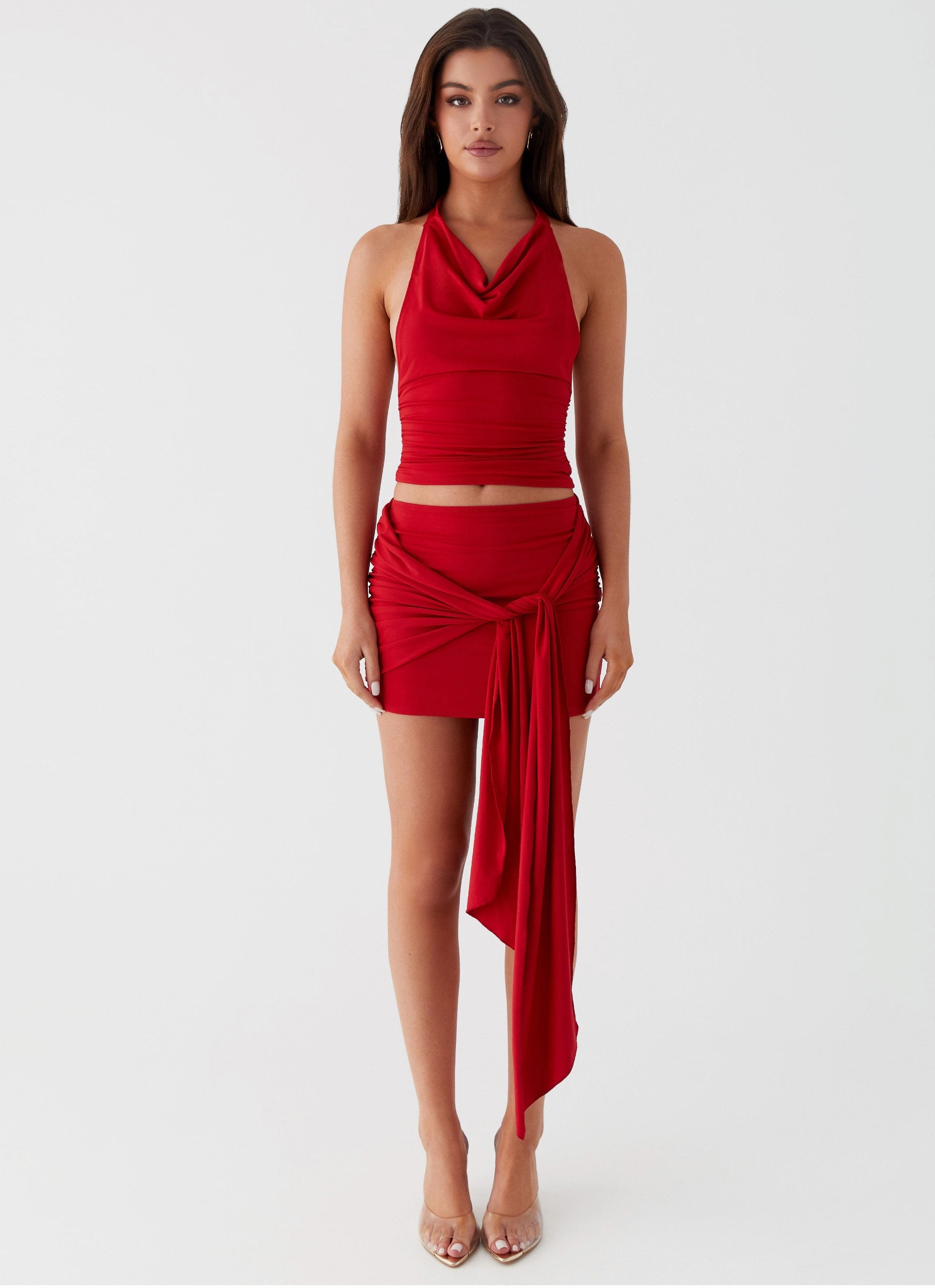 snag resistant Grazie Lou Mini Skirt - Red