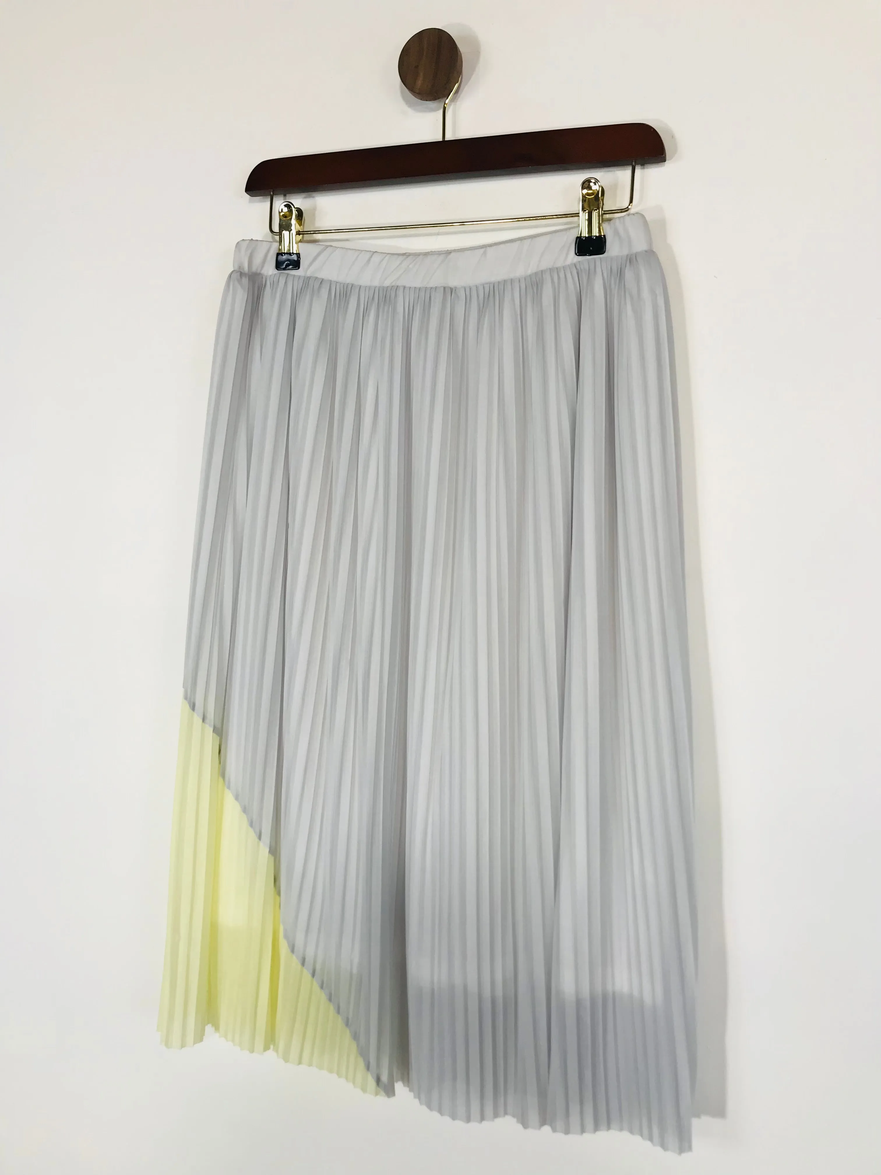 Great Plains Women's Pleated A-Line Skirt | UK8 | Grey