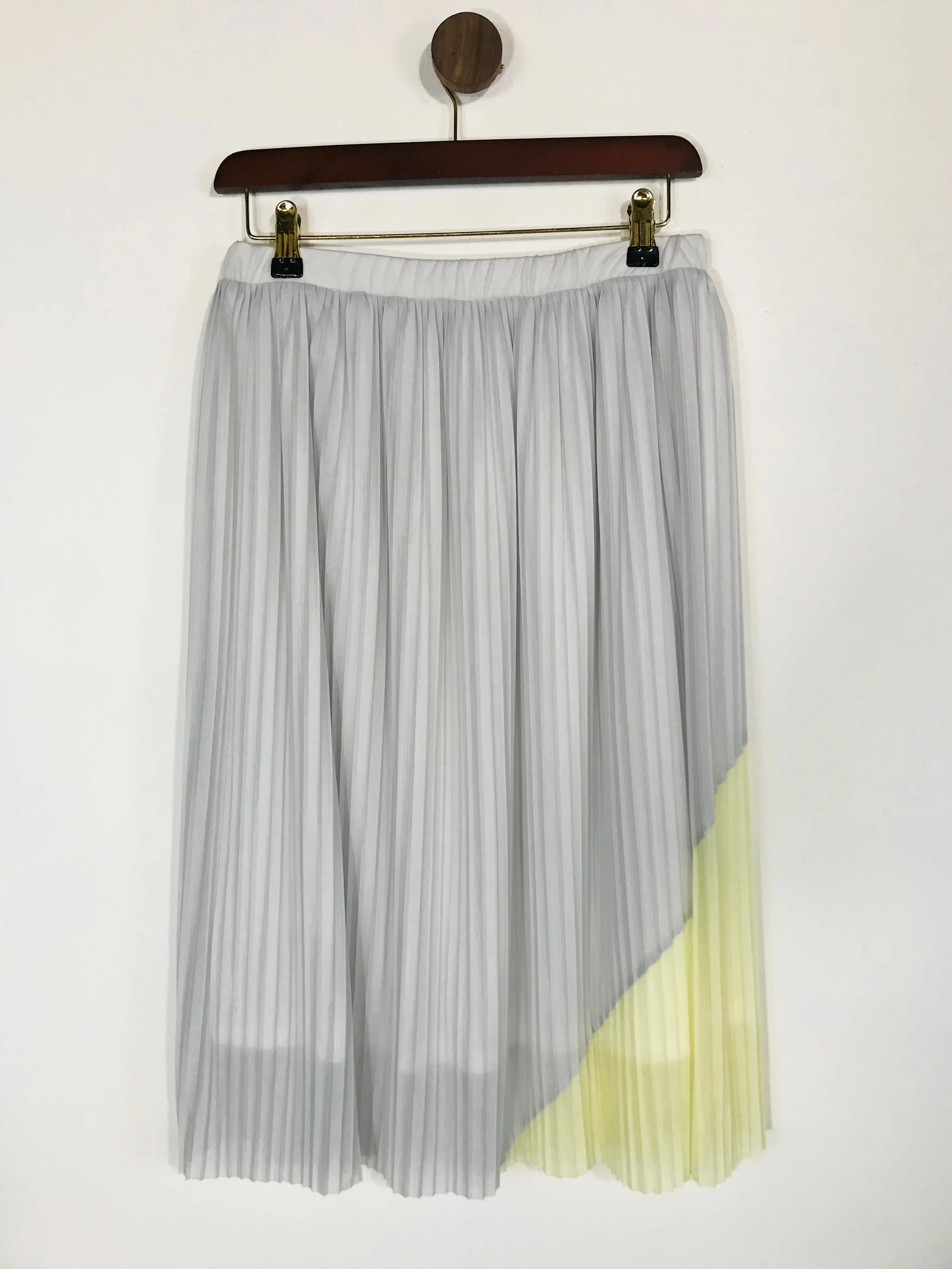 Great Plains Women's Pleated A-Line Skirt | UK8 | Grey