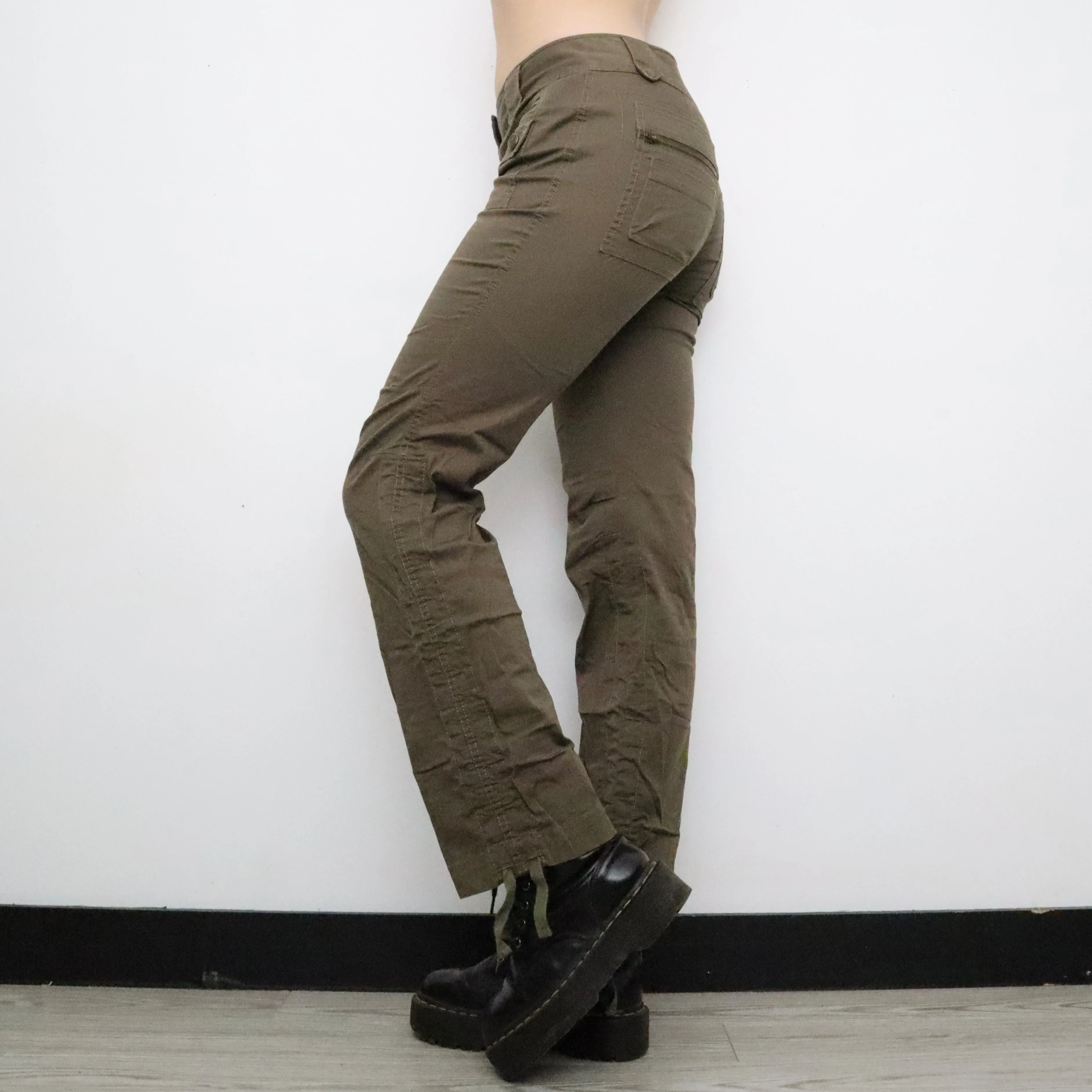 Green Cargo Pants (Small)