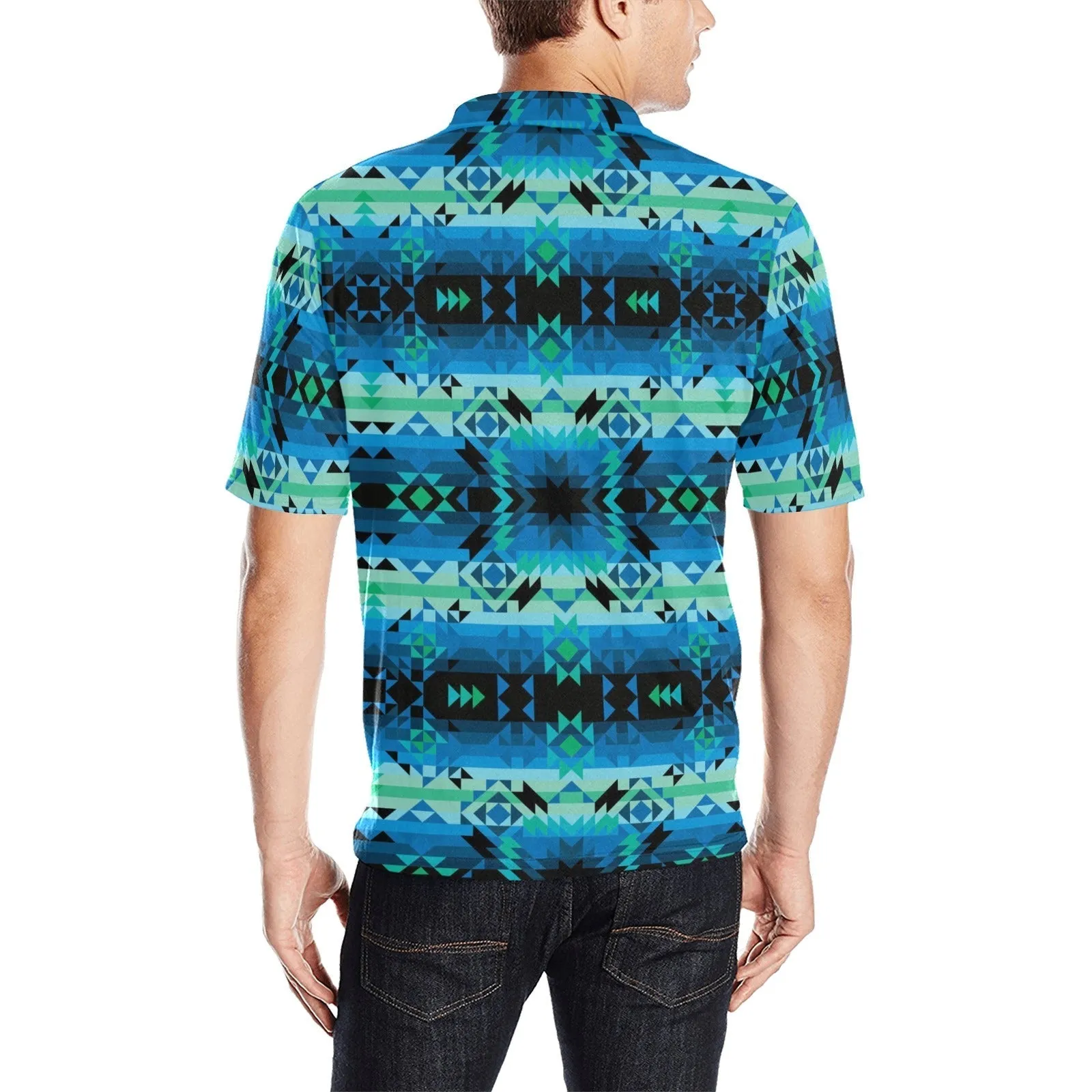 Green Star Men's Polo Shirt