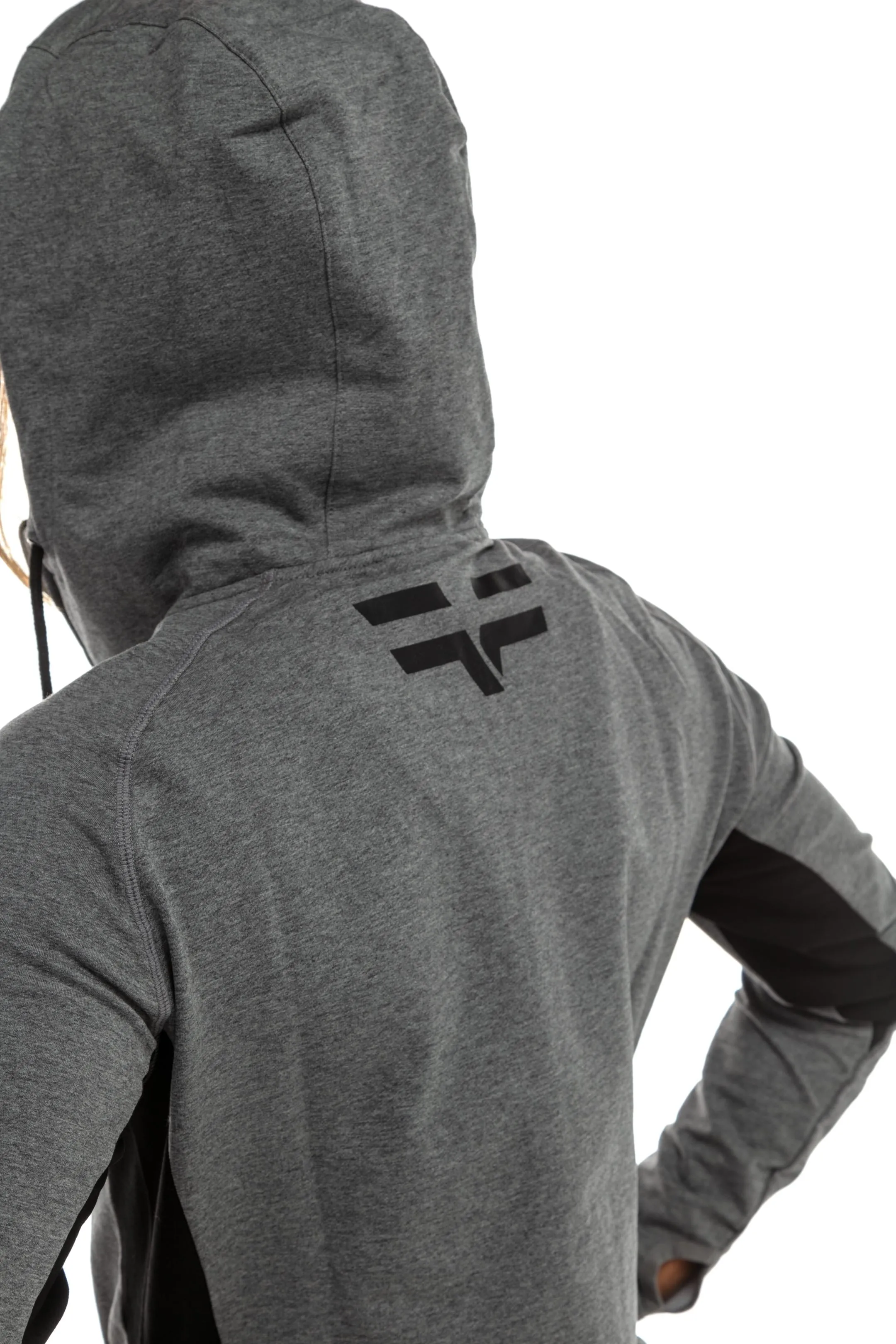 GymFreak Womens Active Hoodie - Grey