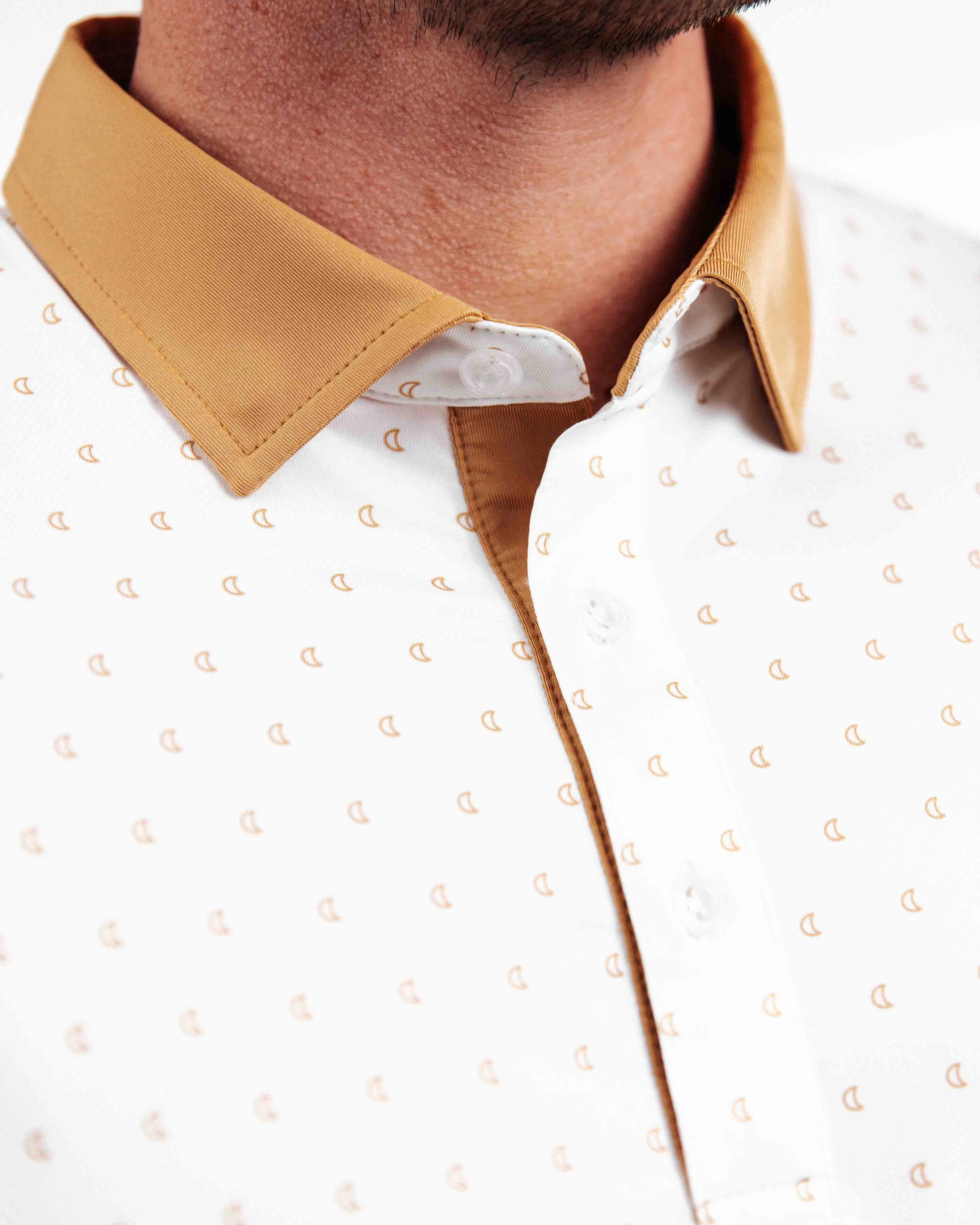 Half Moon Classic Polo Double Layered Hem Reinforcement