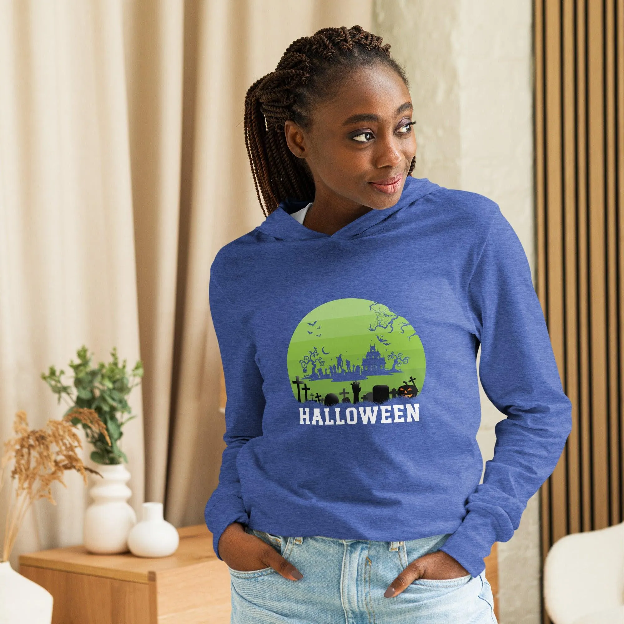 Halloween Hooded long-sleeve tee