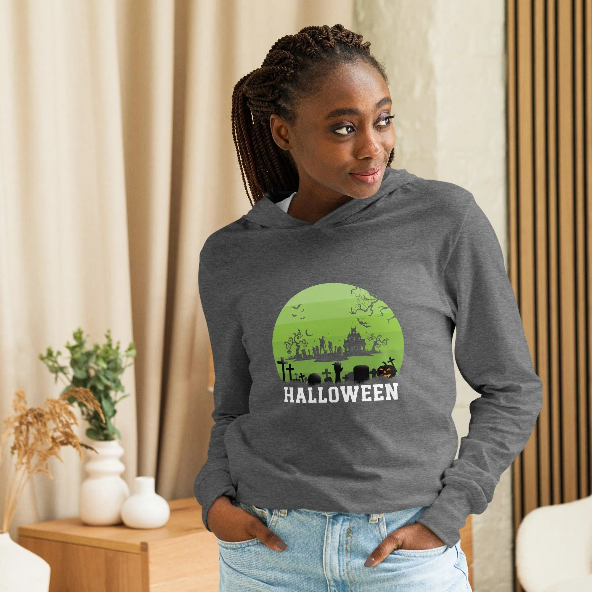 Halloween Hooded long-sleeve tee