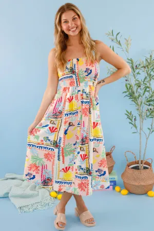 Beachwear Happiest I've Been Midi Dress