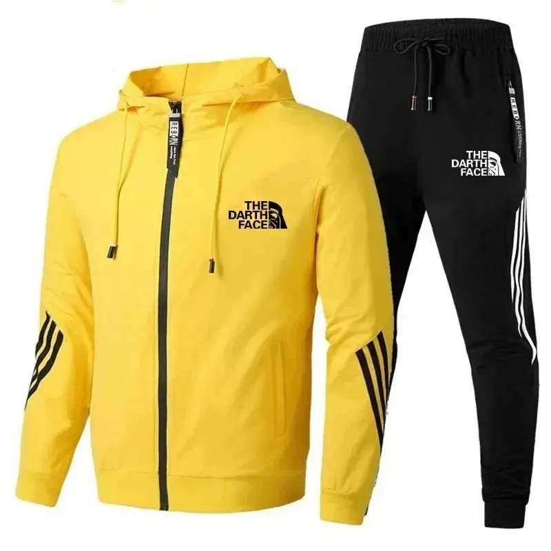 Harajuku Tracksuit Set for Men - Stylish Two-Piece Outfit