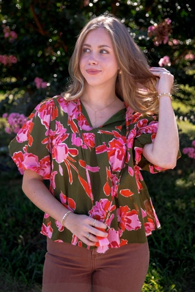 Have A Nice Trip Blouse PolishedFinish