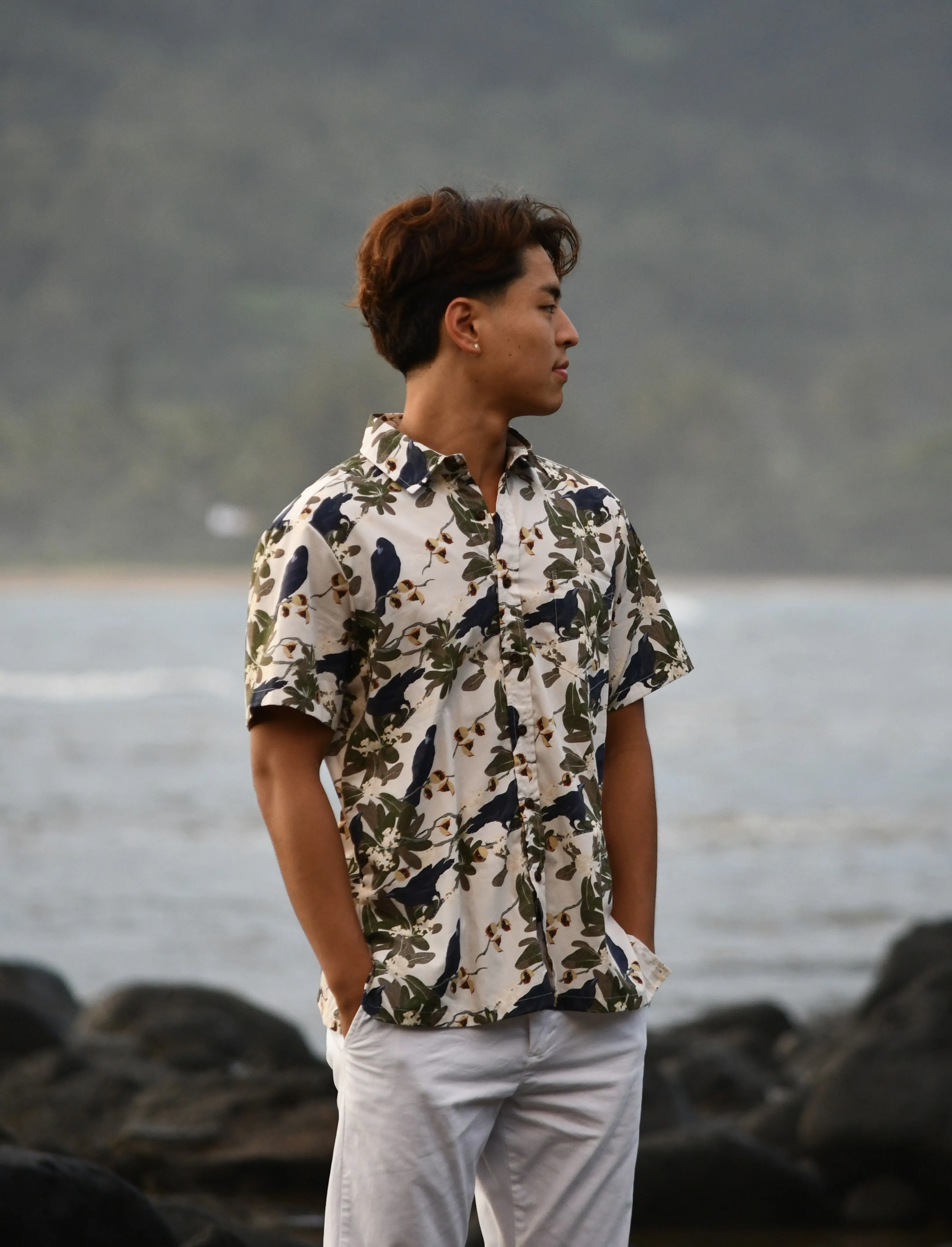 Hō‘awa & The ‘Alalā Pale Aloha Shirt