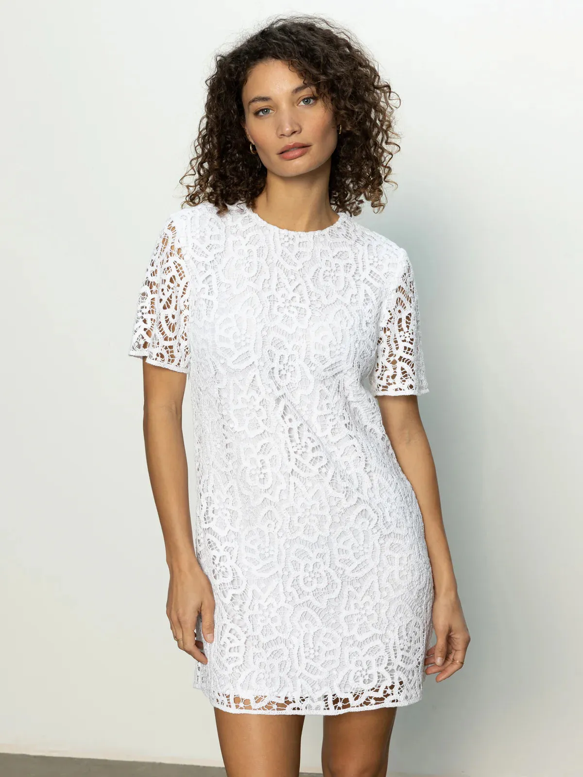Sanctuary The Wanderer Lace Dress White Romantic dinner wear Travel Staple