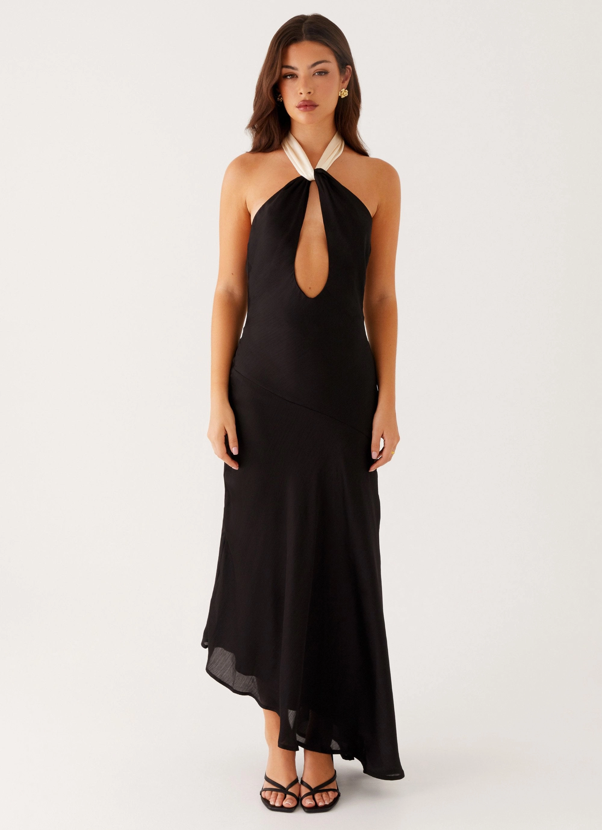 Night Owl Maxi Dress - Black Chic Silhouette