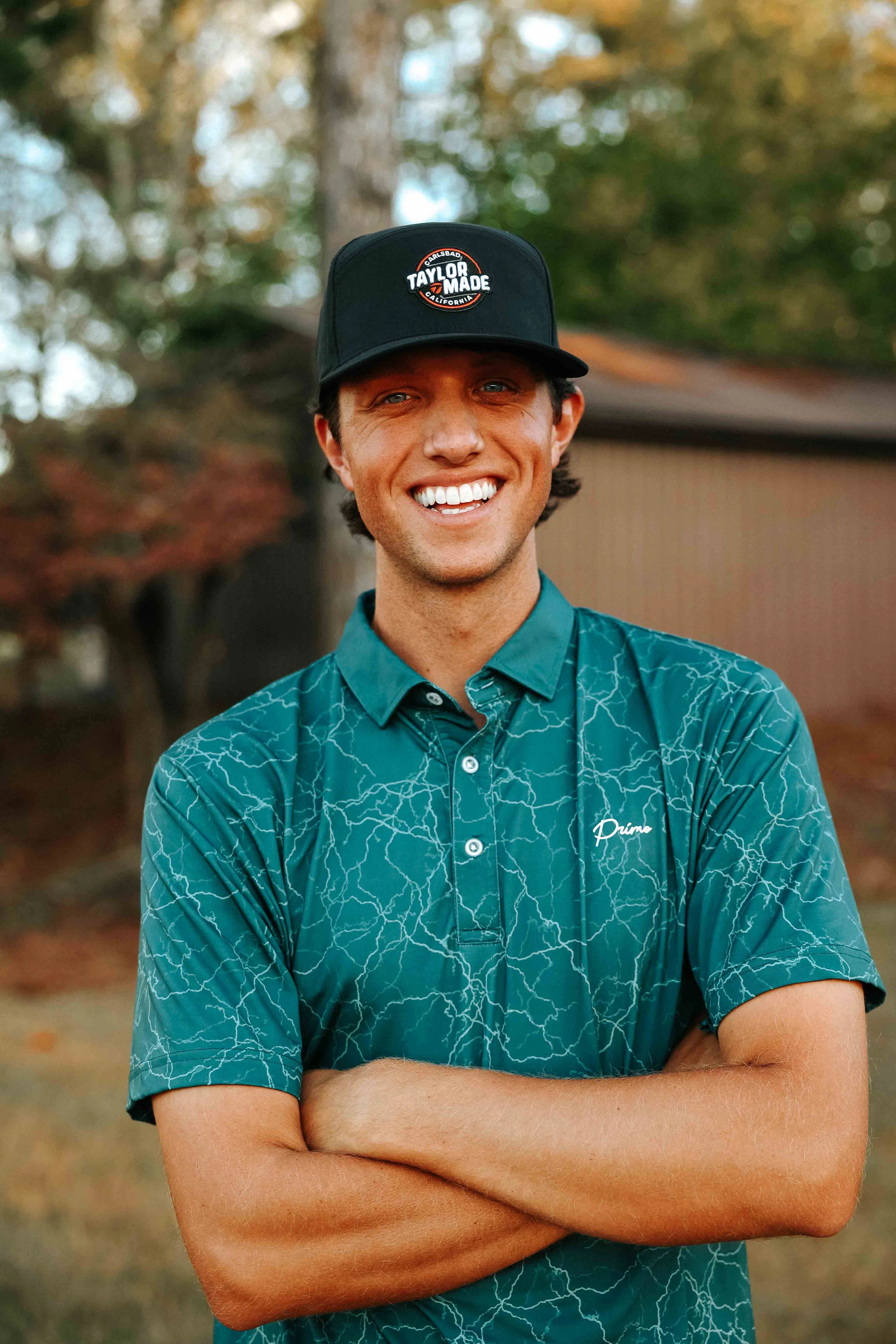 SnagResistant Fabric Grant Horvat Green Bolt Classic Polo