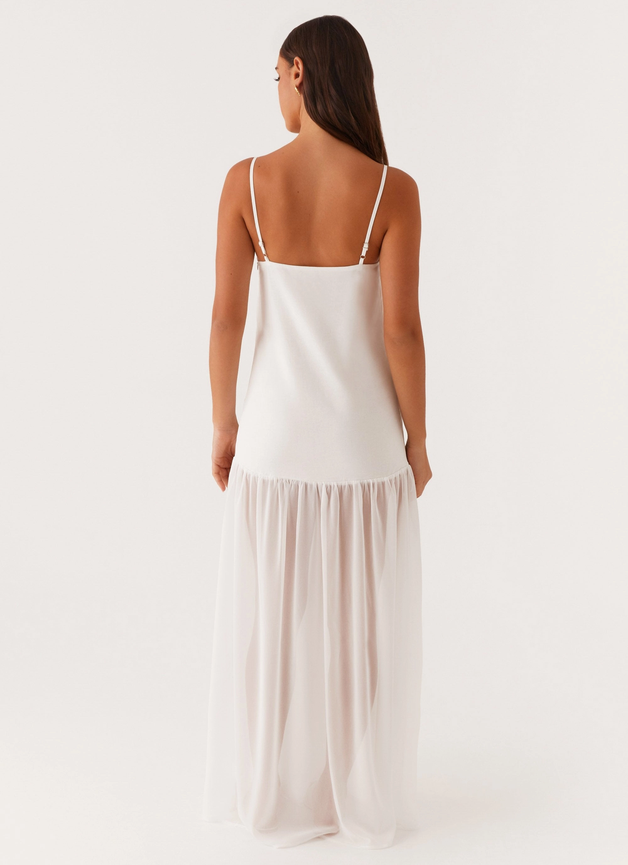 Trendy Piece Heavenly Linen Maxi Dress - White