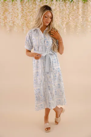 Formal Setting Hello From Mykonos Midi Dress
