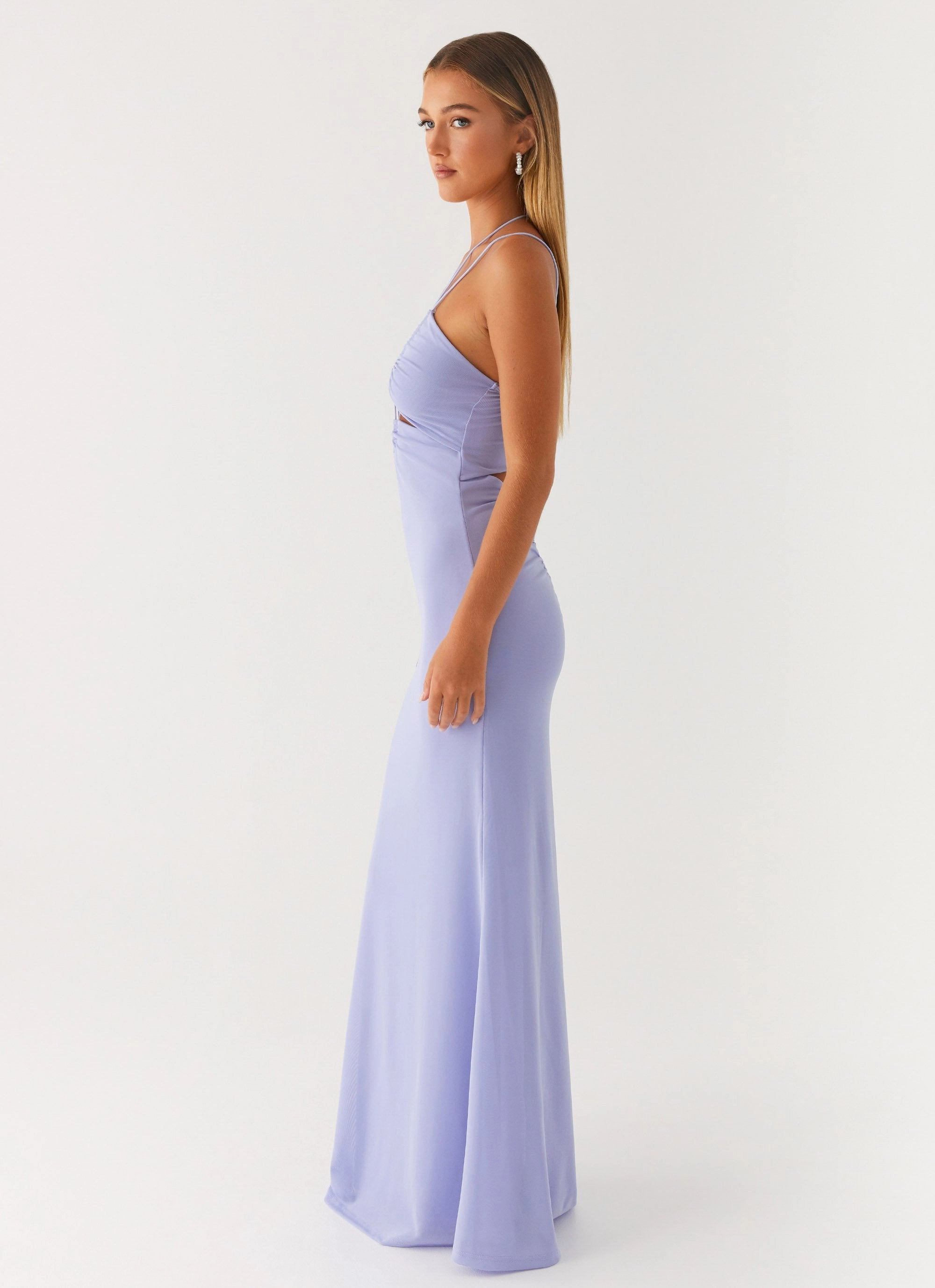Versatile Cut Roberta Maxi Dress - Heather Blue