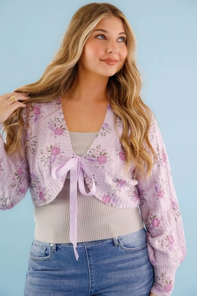 You And I Cardigan-Purple AntiOdor Soft Pullover