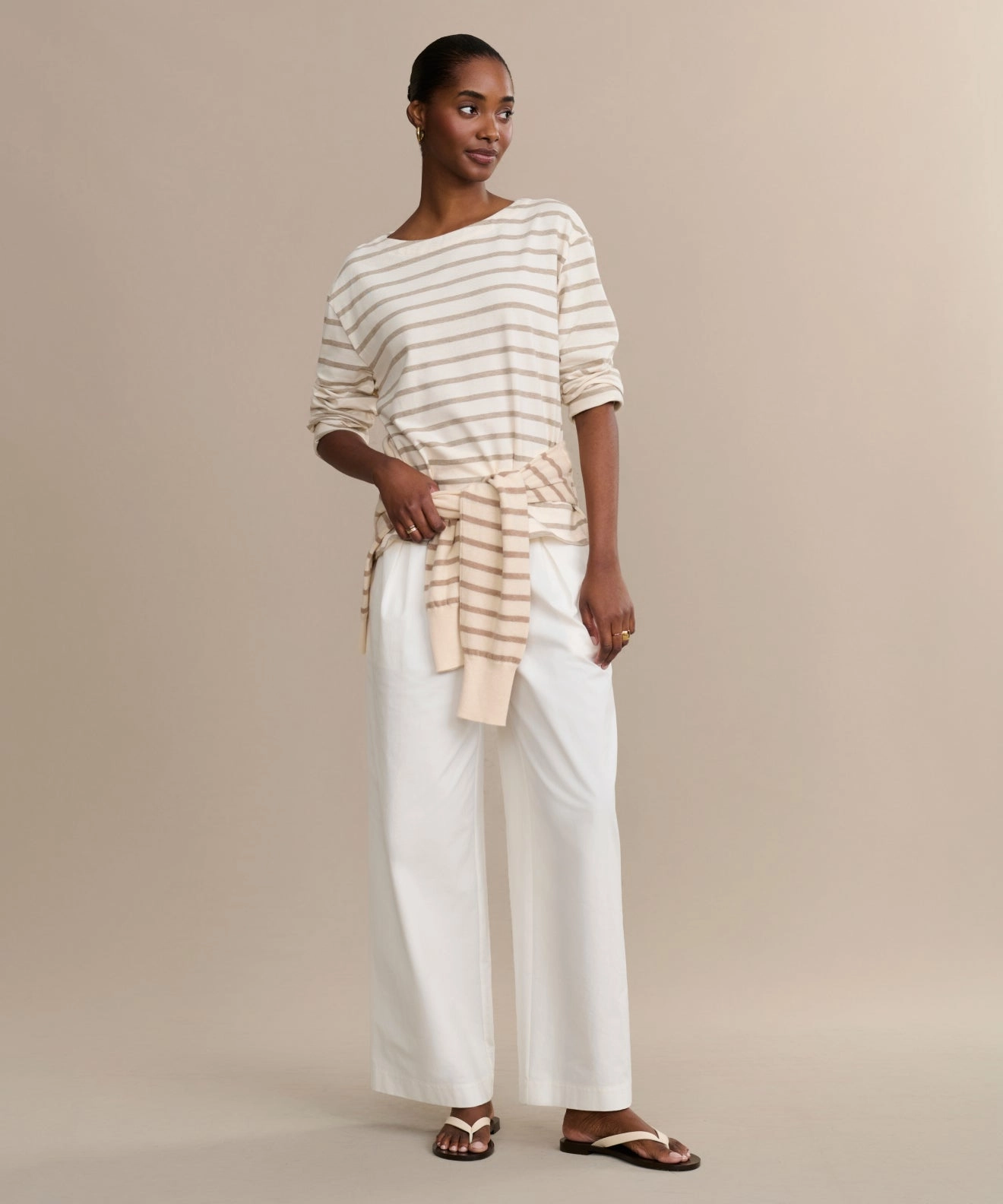 Claude Long-Sleeve Tee DoubleLayeredCollar