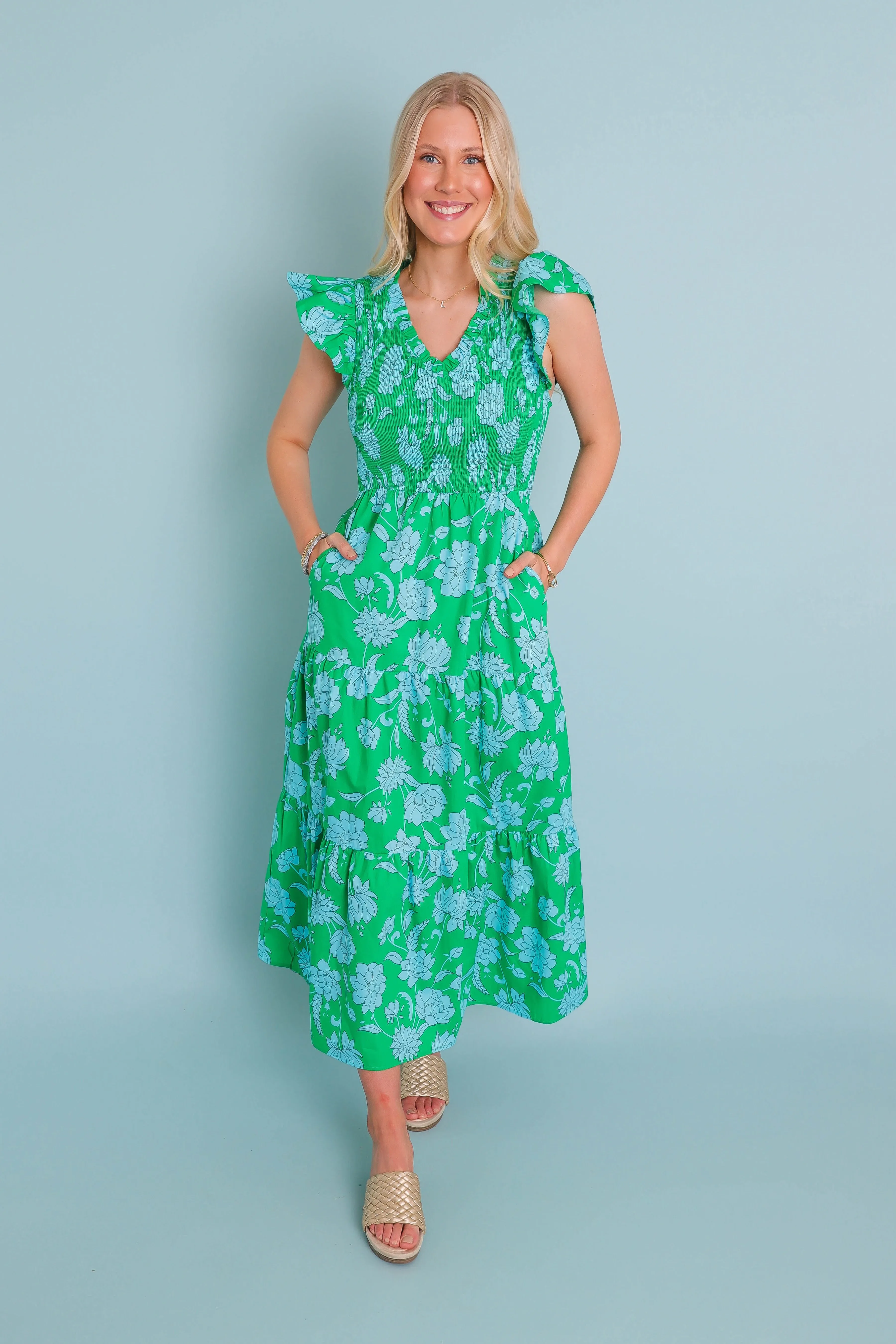 RESTOCK: Whats Not To Love Midi Dress Natural Silhouette