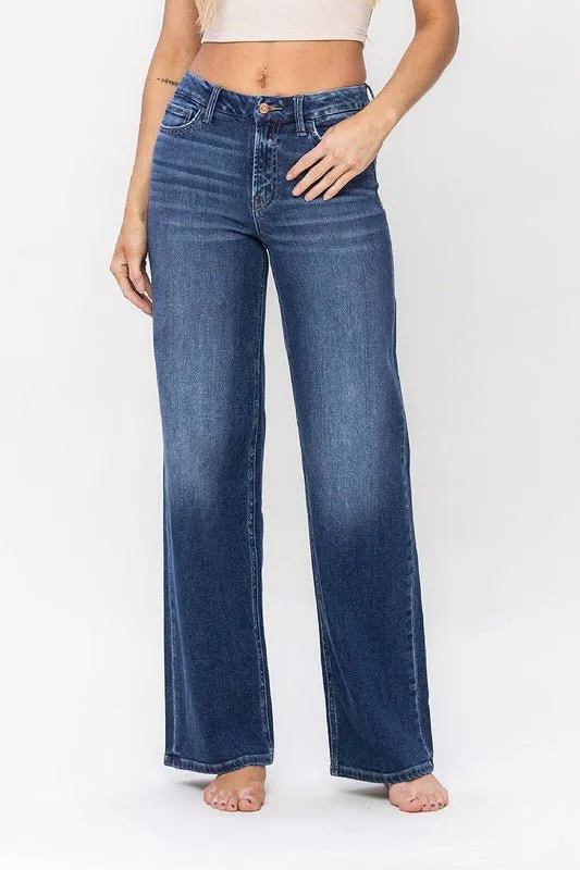 High Rise Loose Fit Jeans