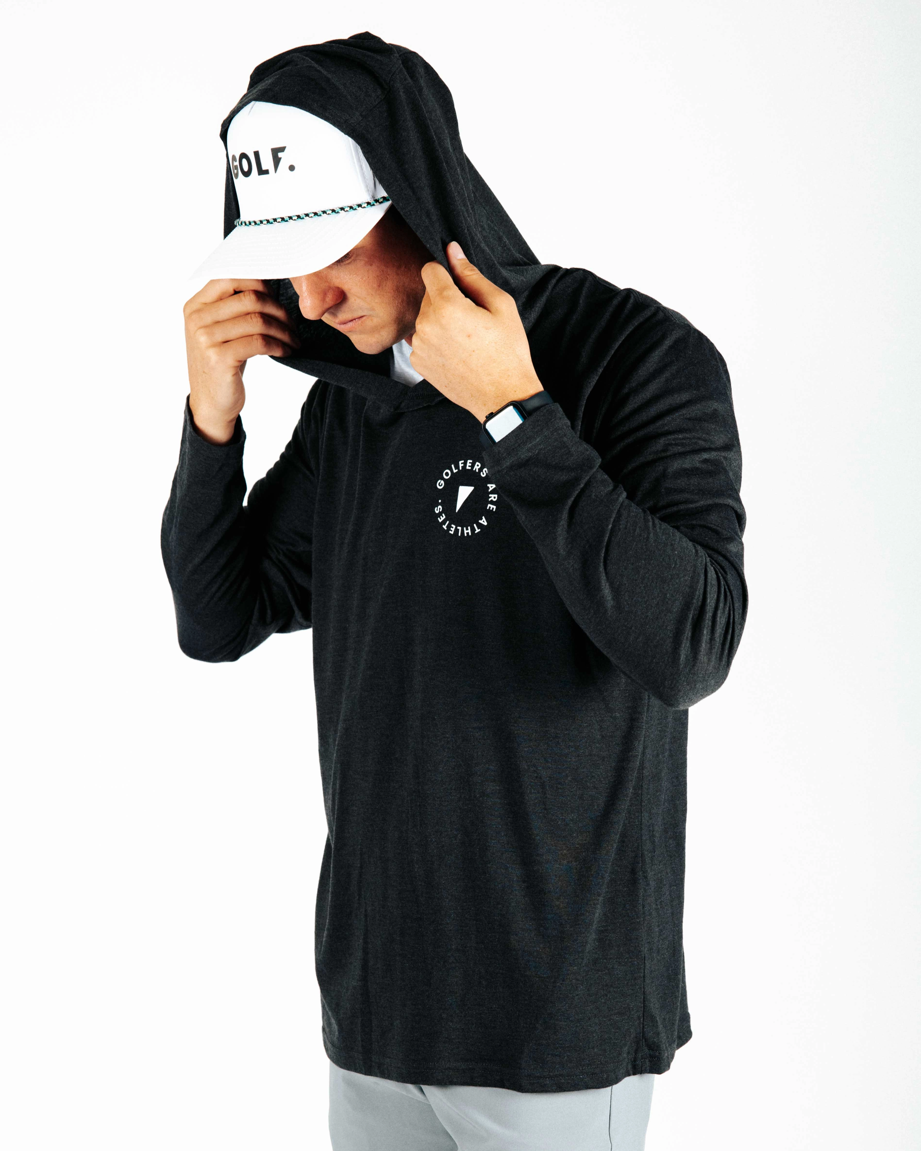 Fitted Design Golfers Are Athletes Athletic Hoodie