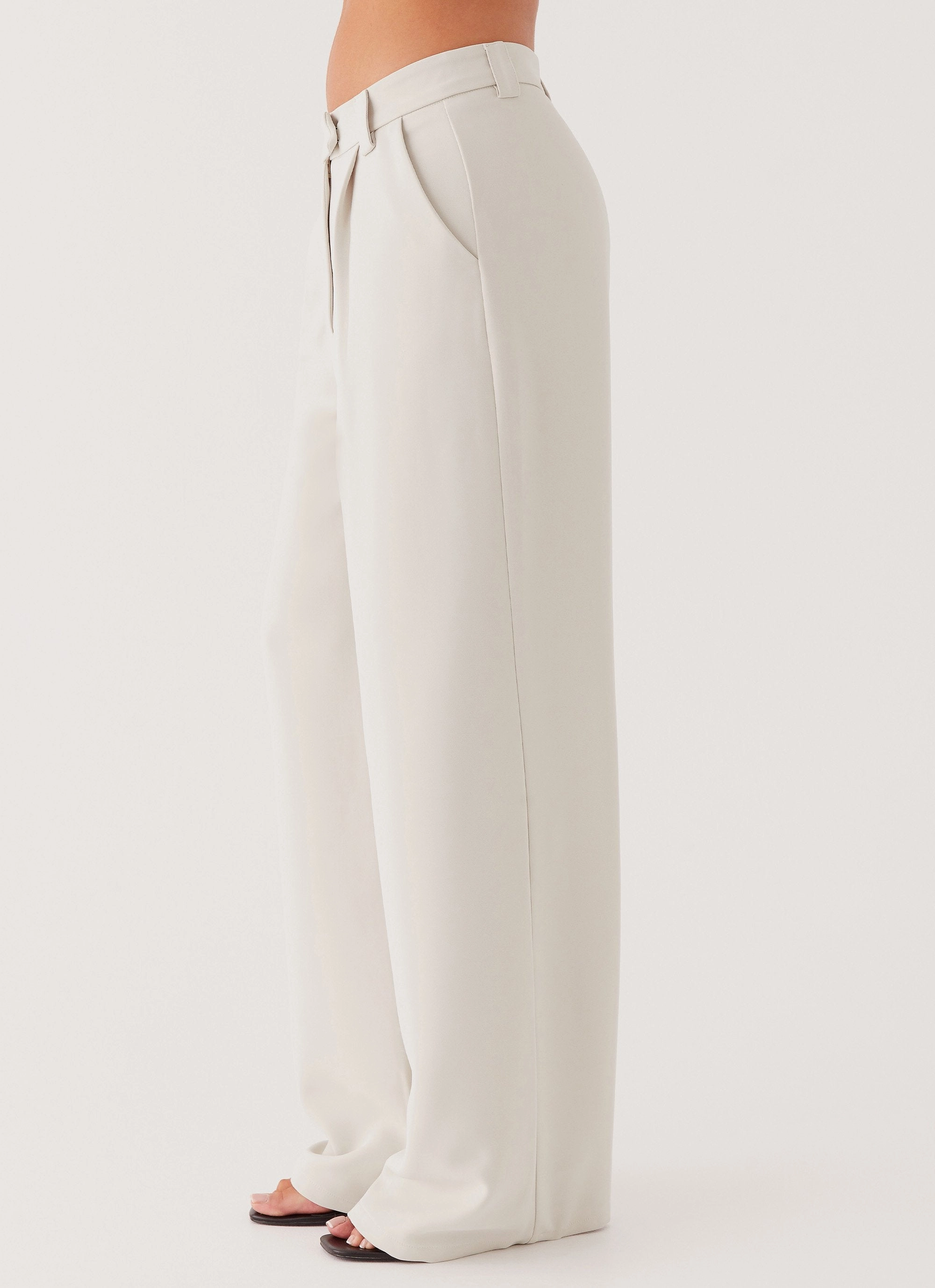 Midnight City Suit Pants - Pebble Casual Flex