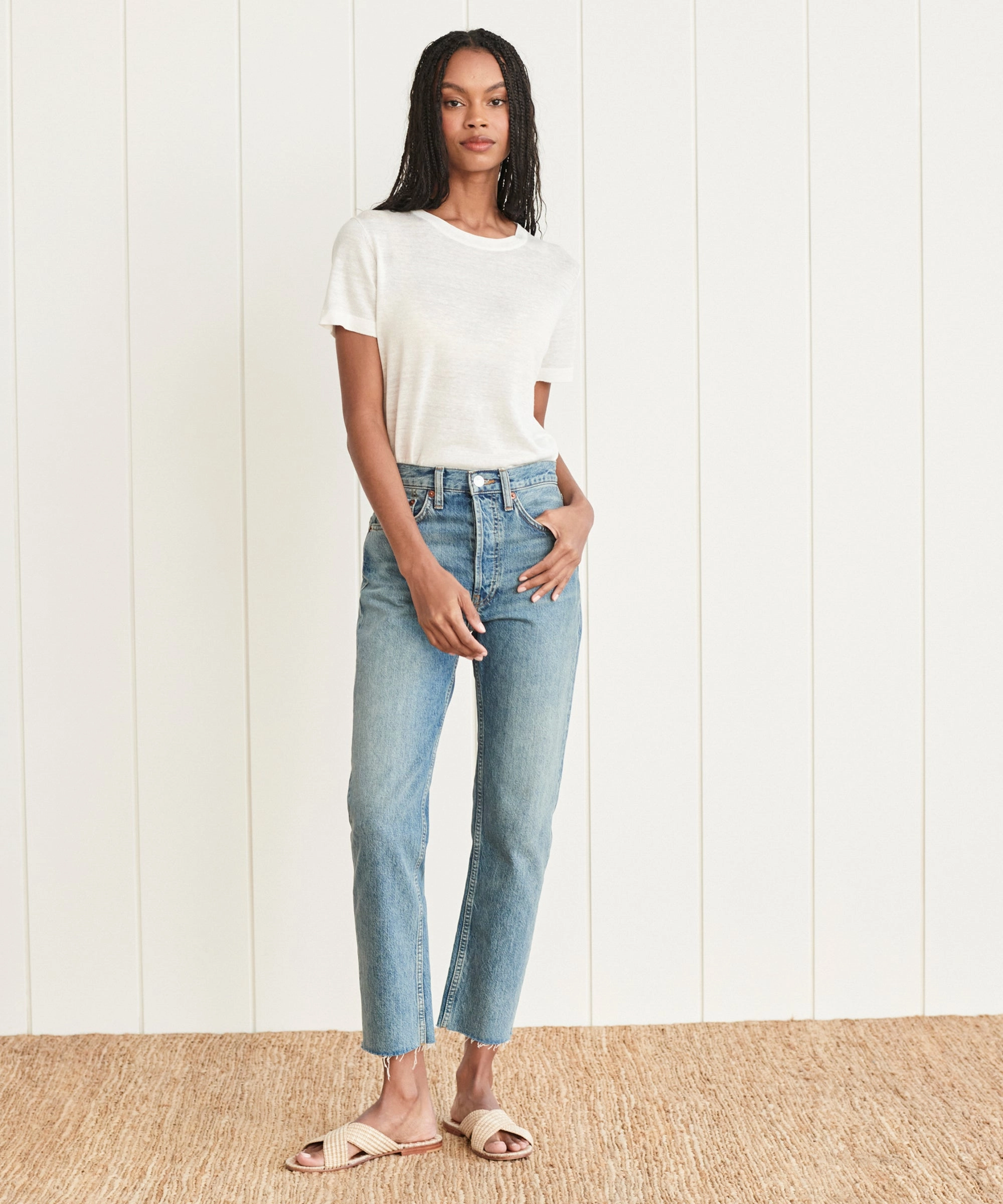 Core Utility High Rise Stove Pipe Jean