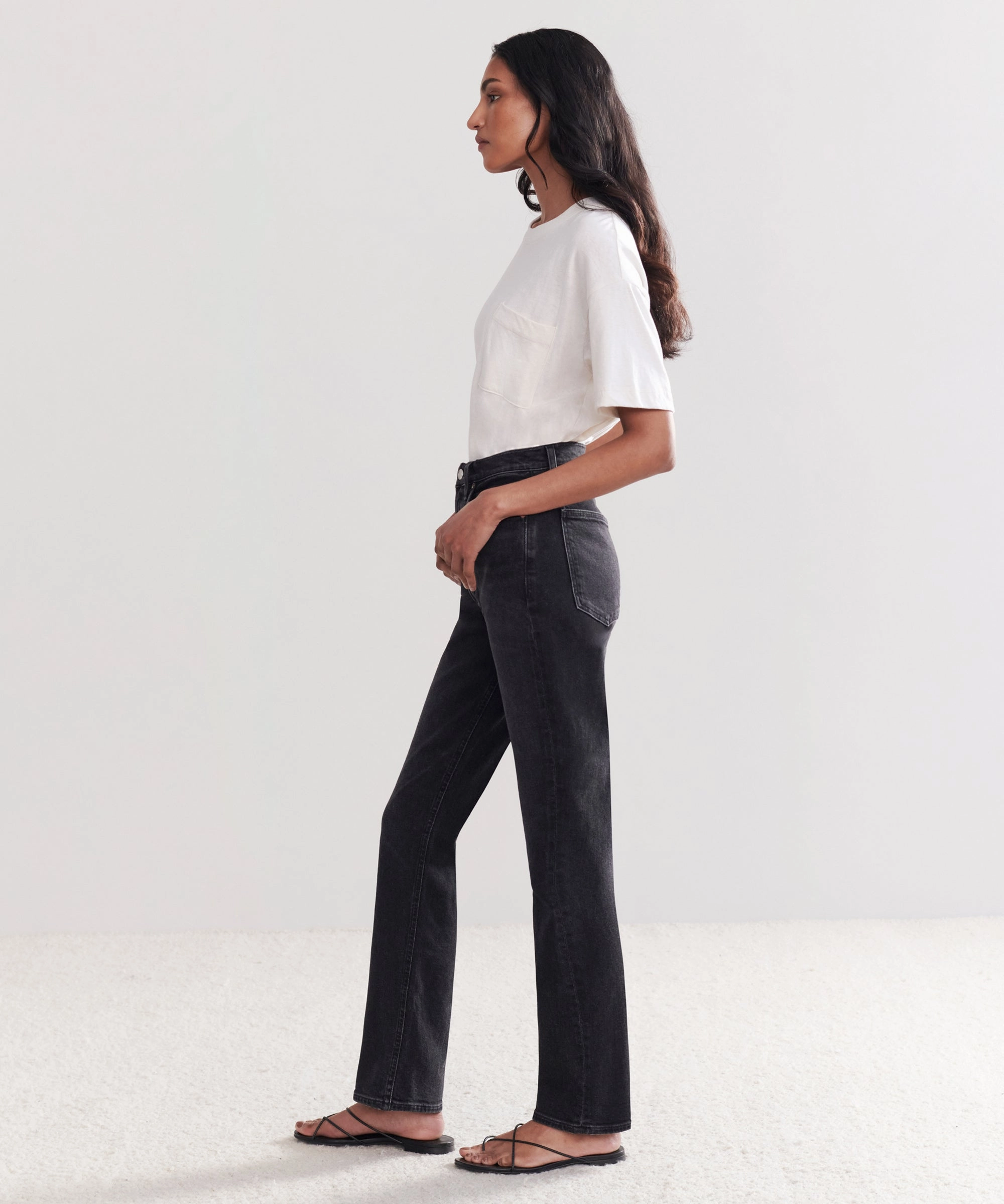 High Rise Stovepipe Jean Perfect Fit Wear