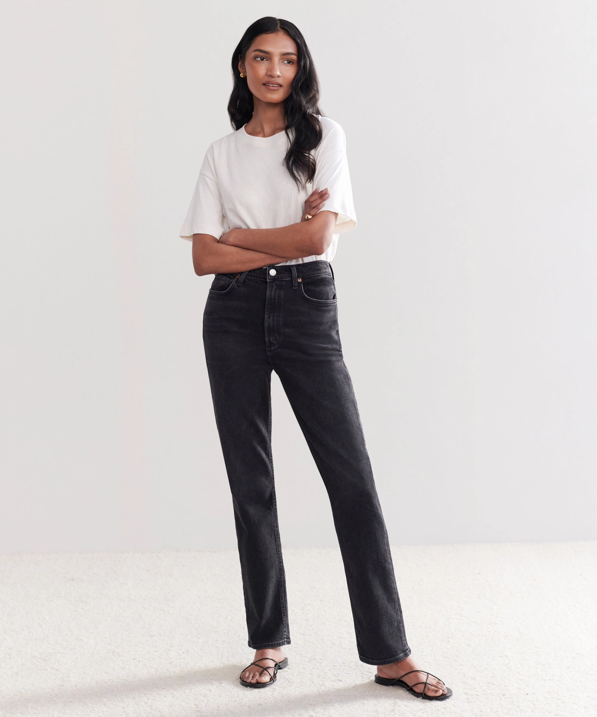 Form Fit Comfort High Rise Stovepipe Jean