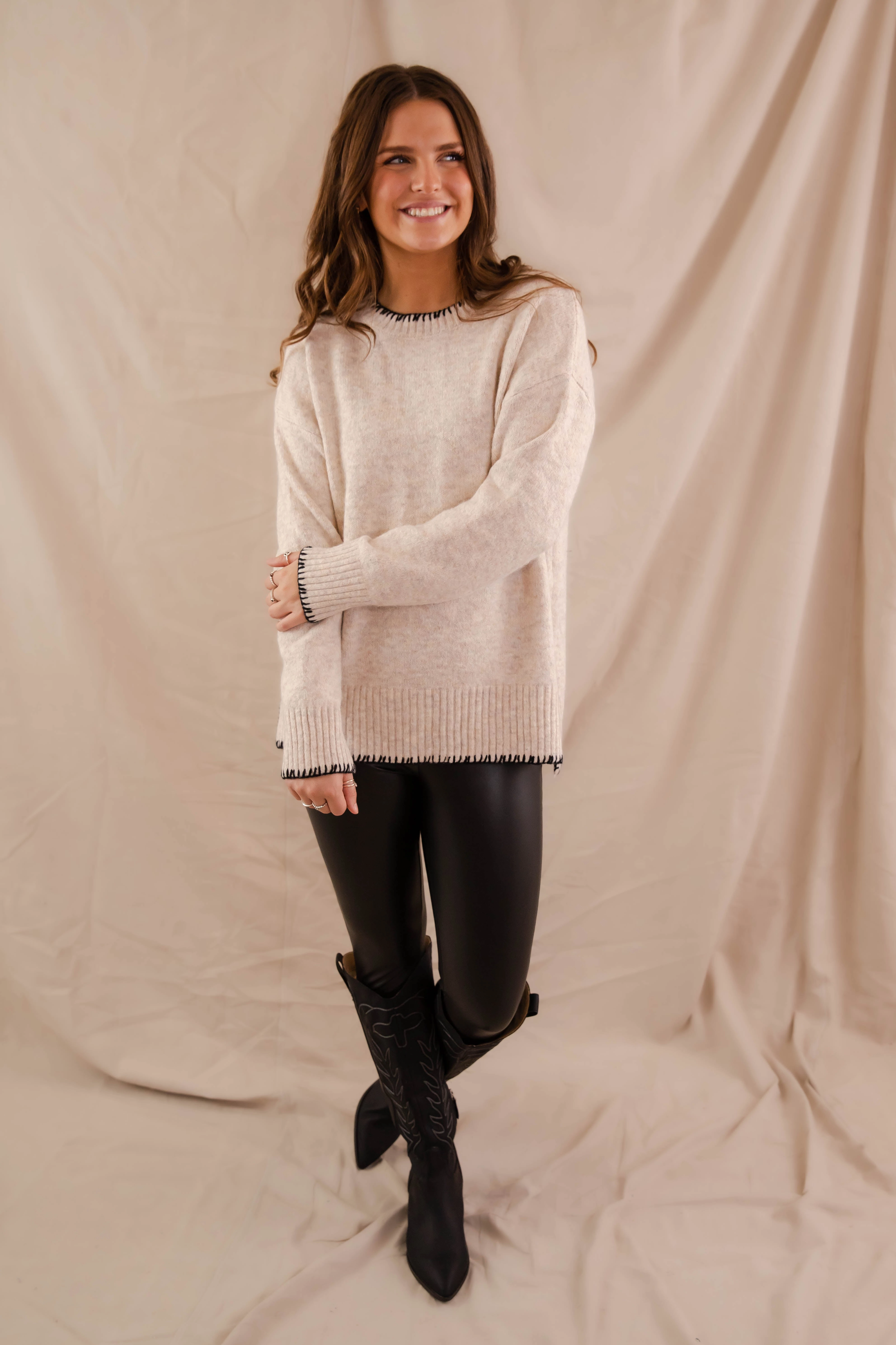 Fly Me To London Sweater Non Restrictive Armhole Cut