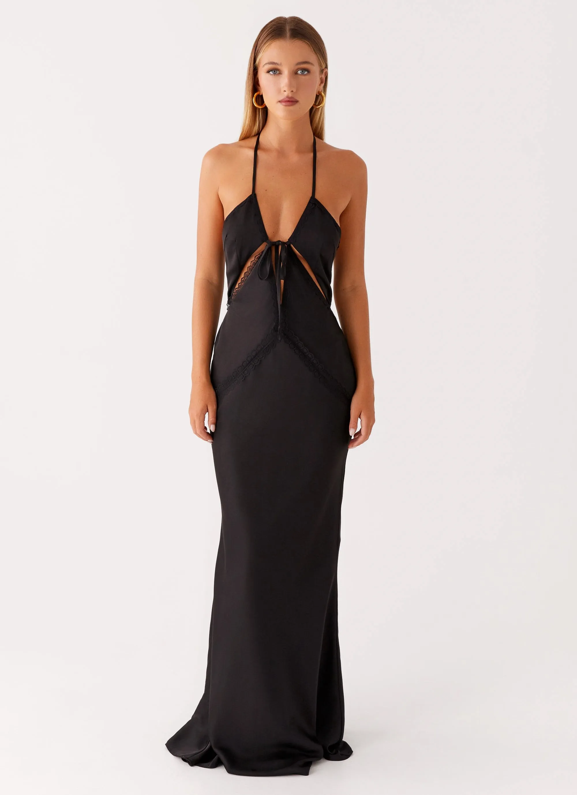 London Cool Highway Maxi Dress - Black